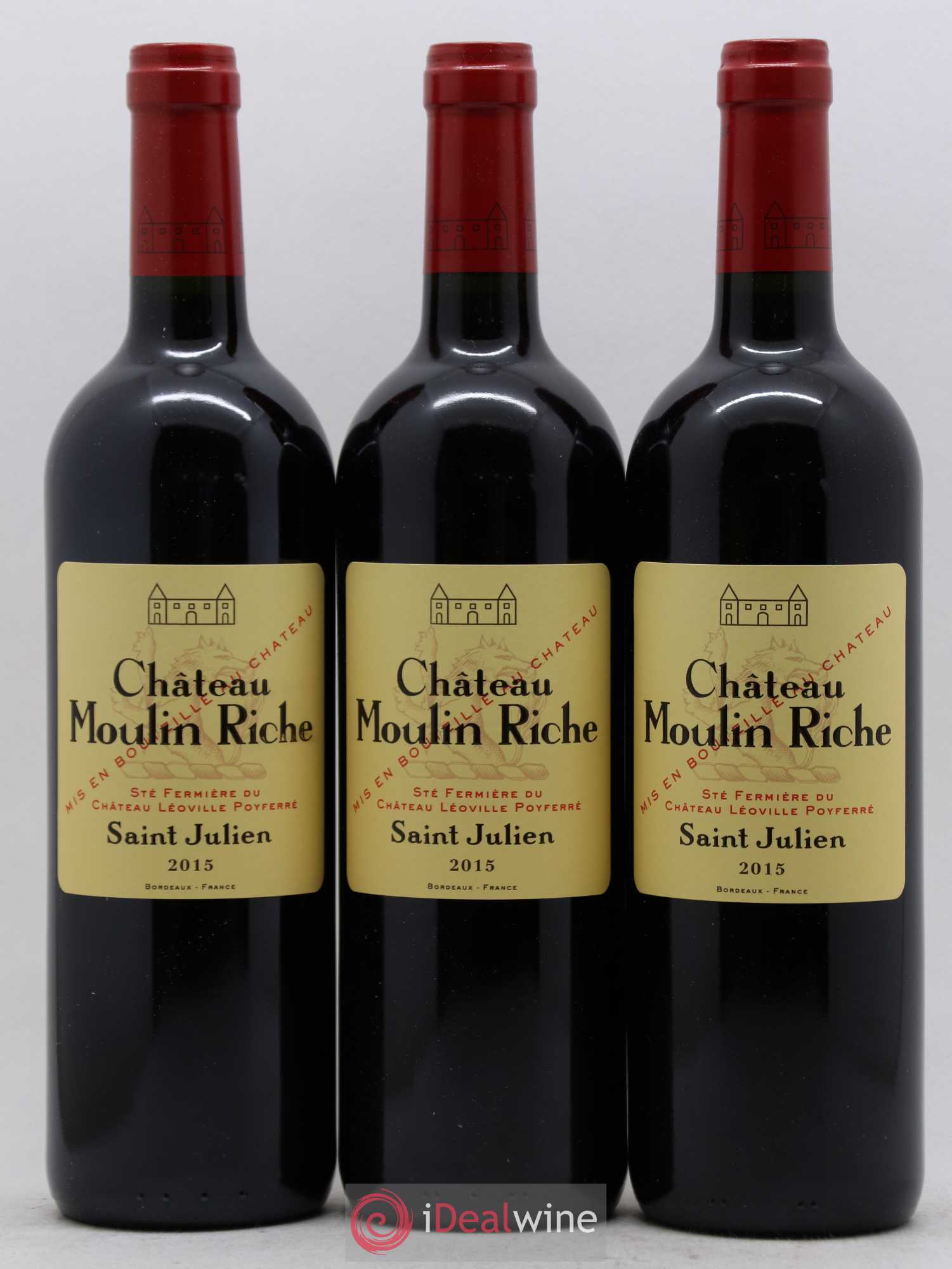 Château Moulin Riche 2015 - Lot de 6 bouteilles - 1