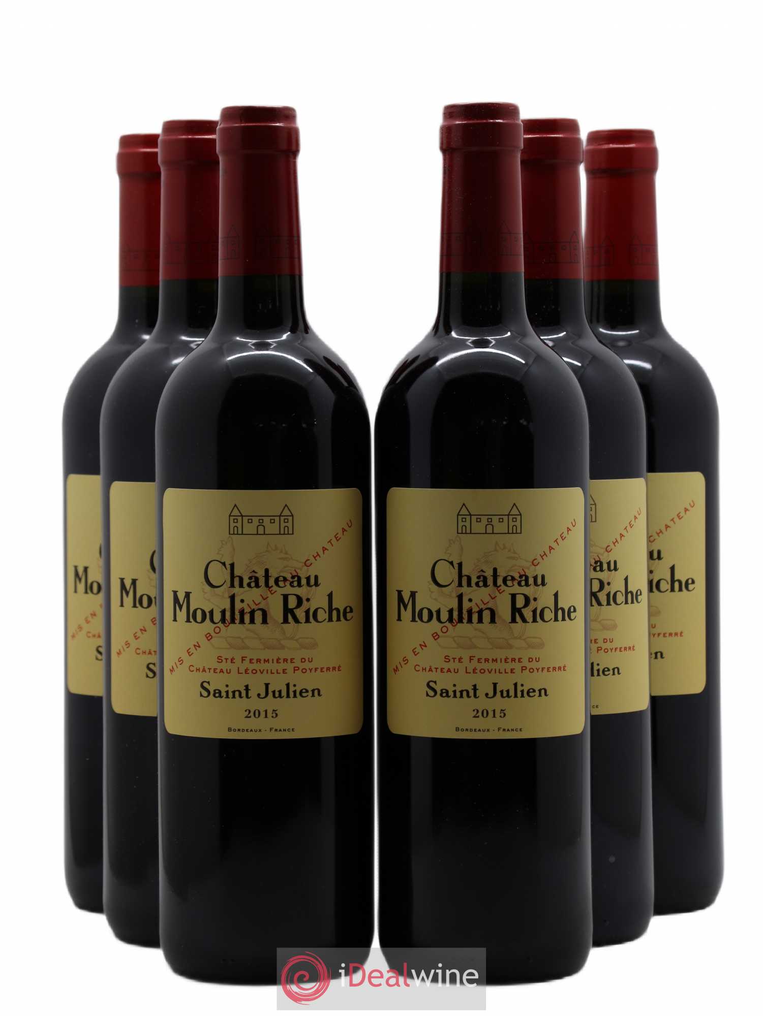 Château Moulin Riche 2015 - Lot de 6 bouteilles - 0