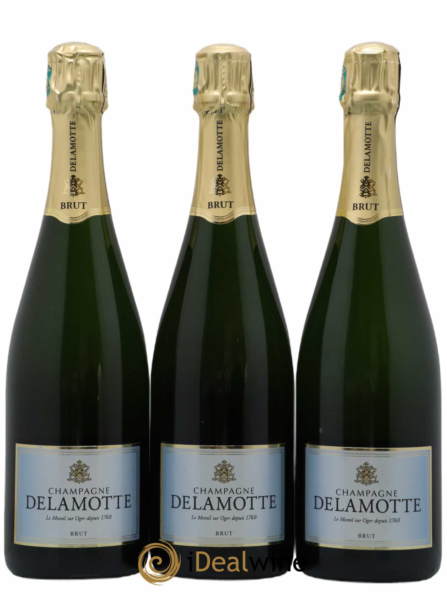 Brut Delamotte - Lot de 3 bouteilles - 0