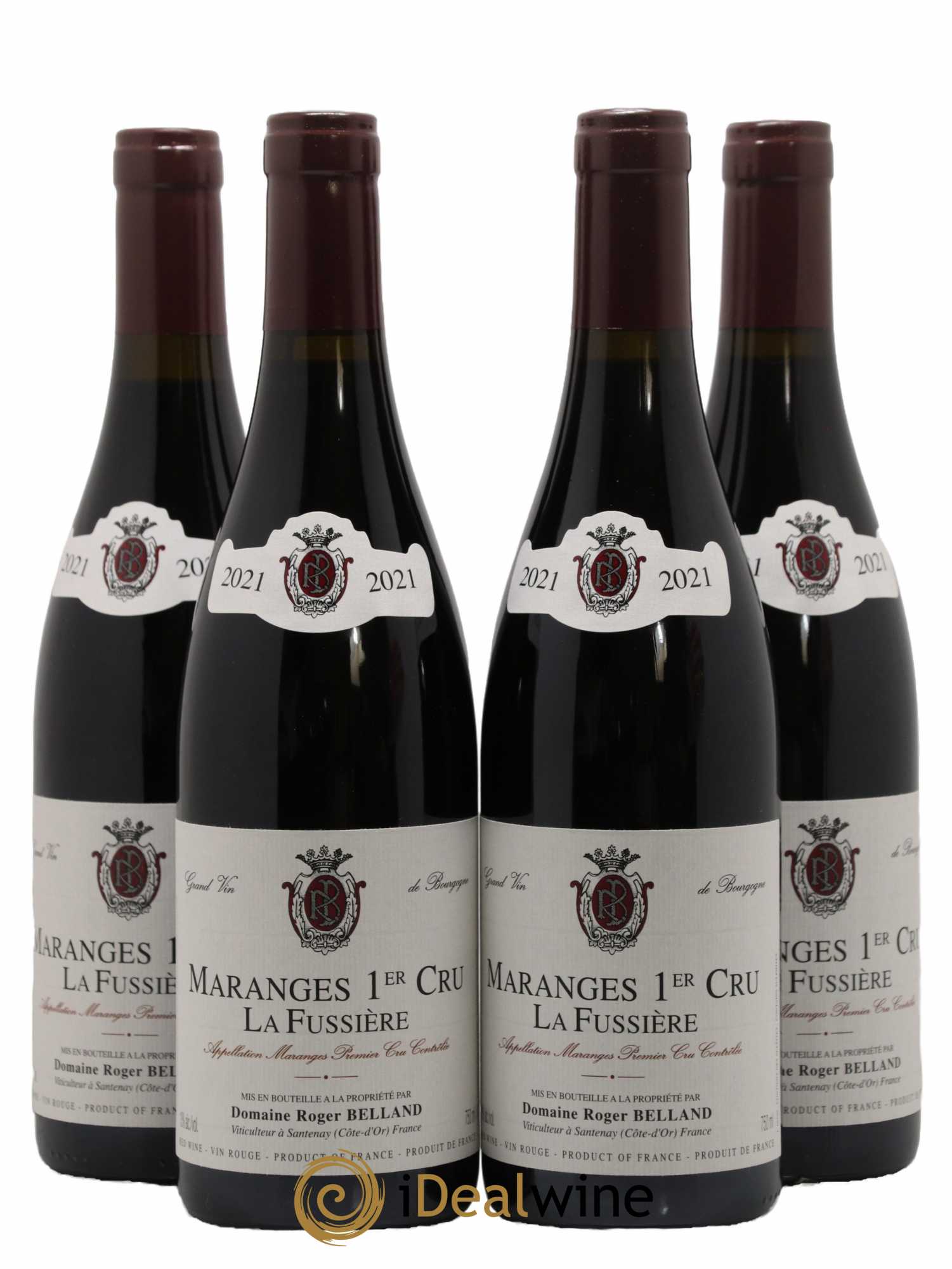 Maranges 1er Cru La Fussière Domaine Roger Belland 2021 - Lot of 4 bottles - 0