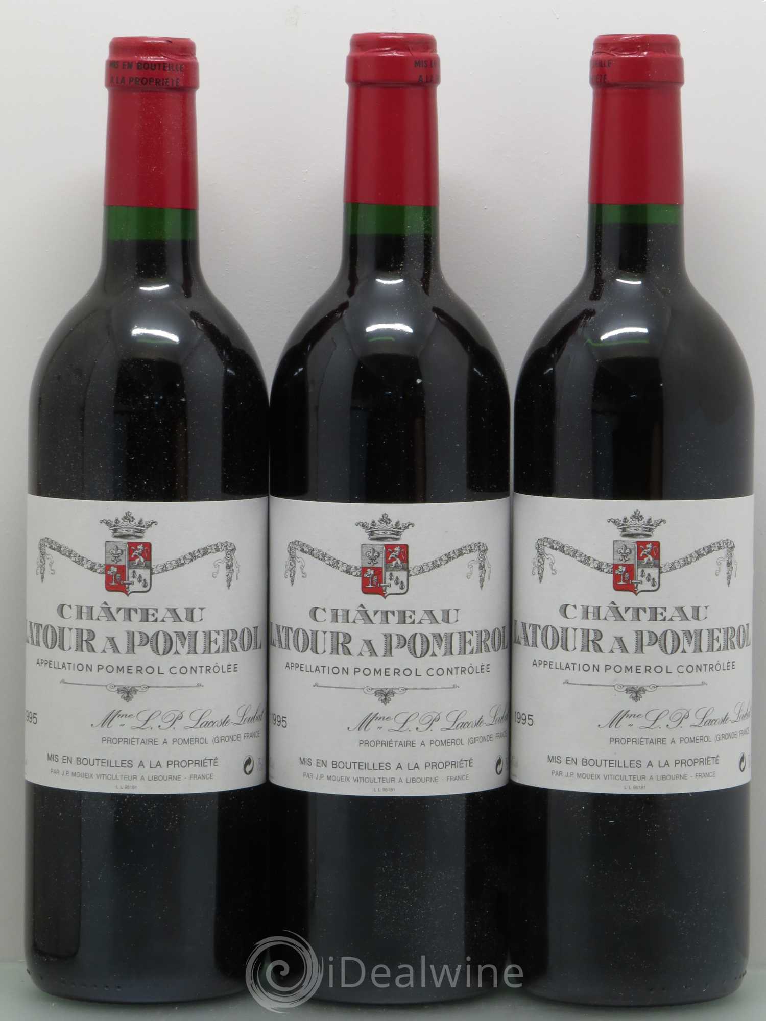 Château Latour à Pomerol 1995 - Lot de 12 bouteilles - 1