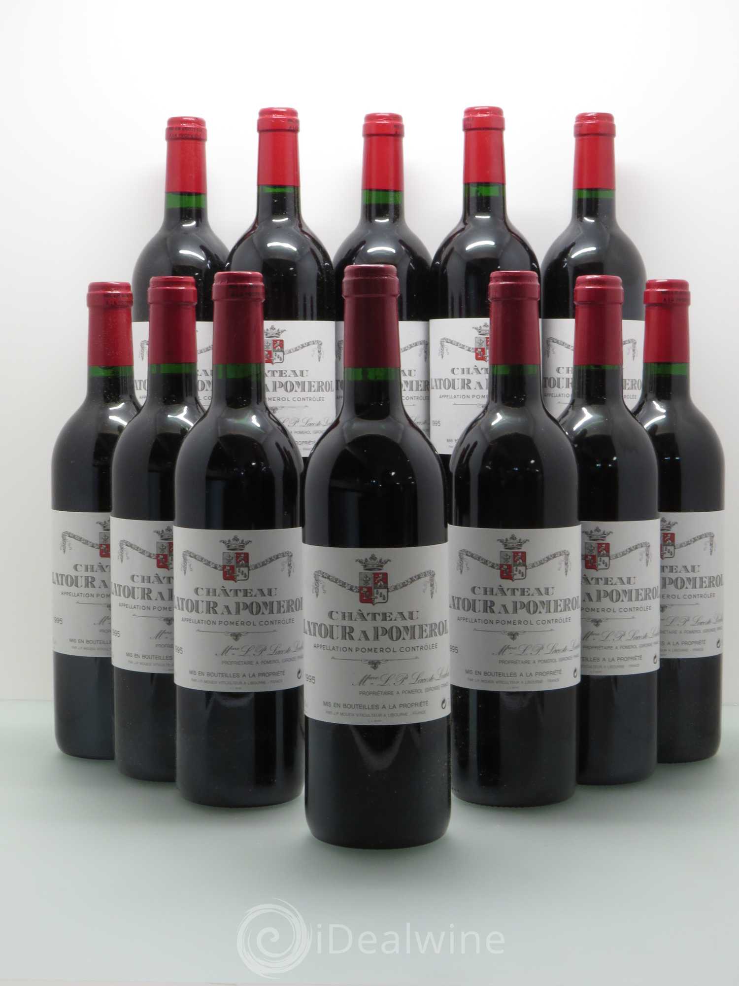 Château Latour à Pomerol 1995 - Lot de 12 bouteilles - 0