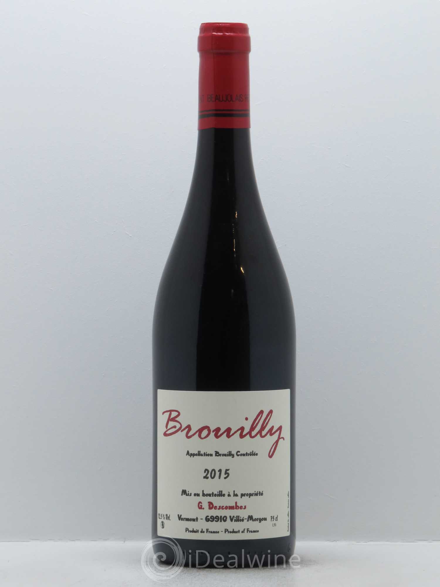 Brouilly Georges Descombes (Domaine) 2015 - Lot de 1 bouteille - 0