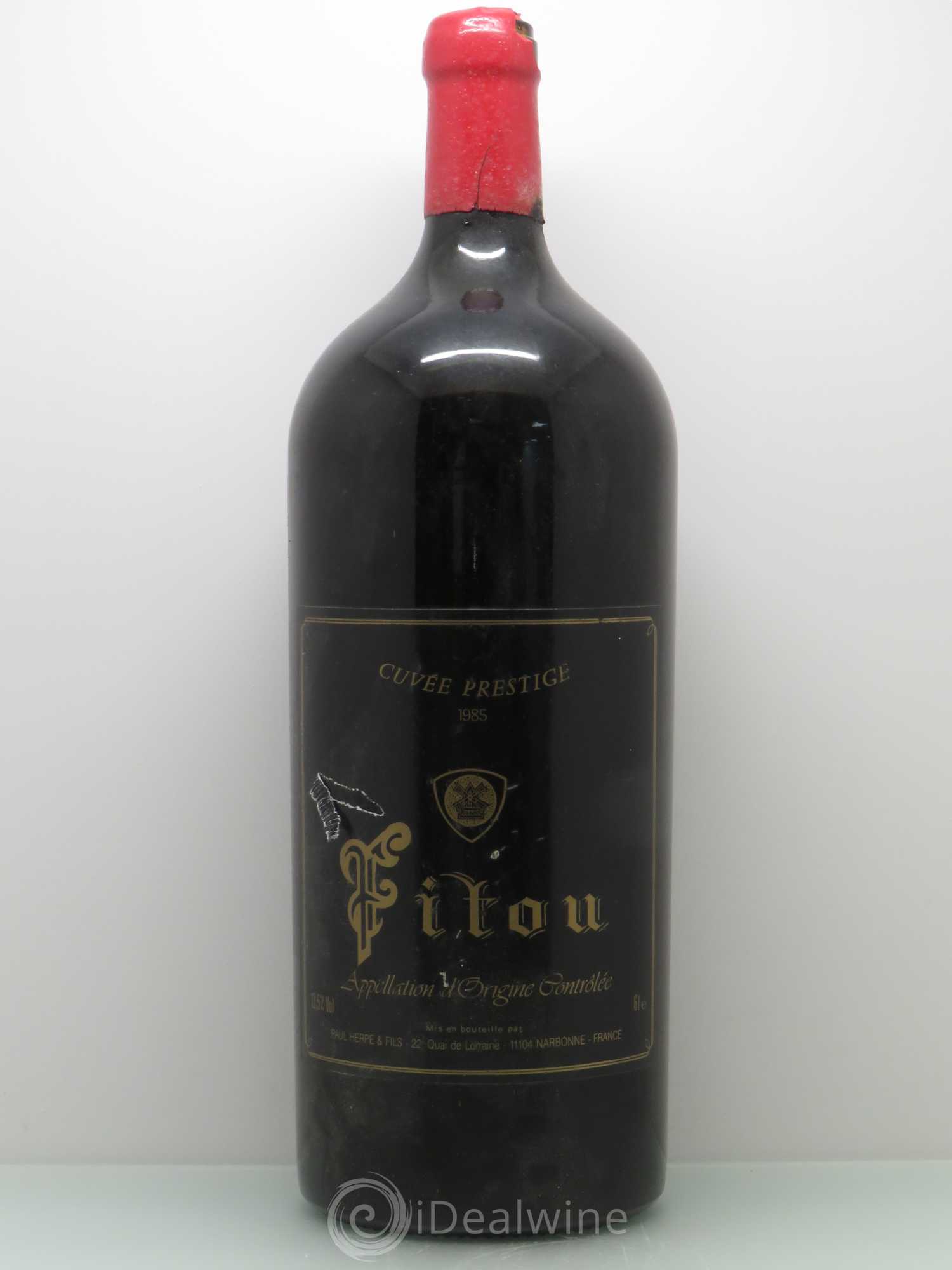 Languedoc Fitou Grande Cuvée Prestige  - P. Herpe 1985 - Lot de 1 impériale - 0