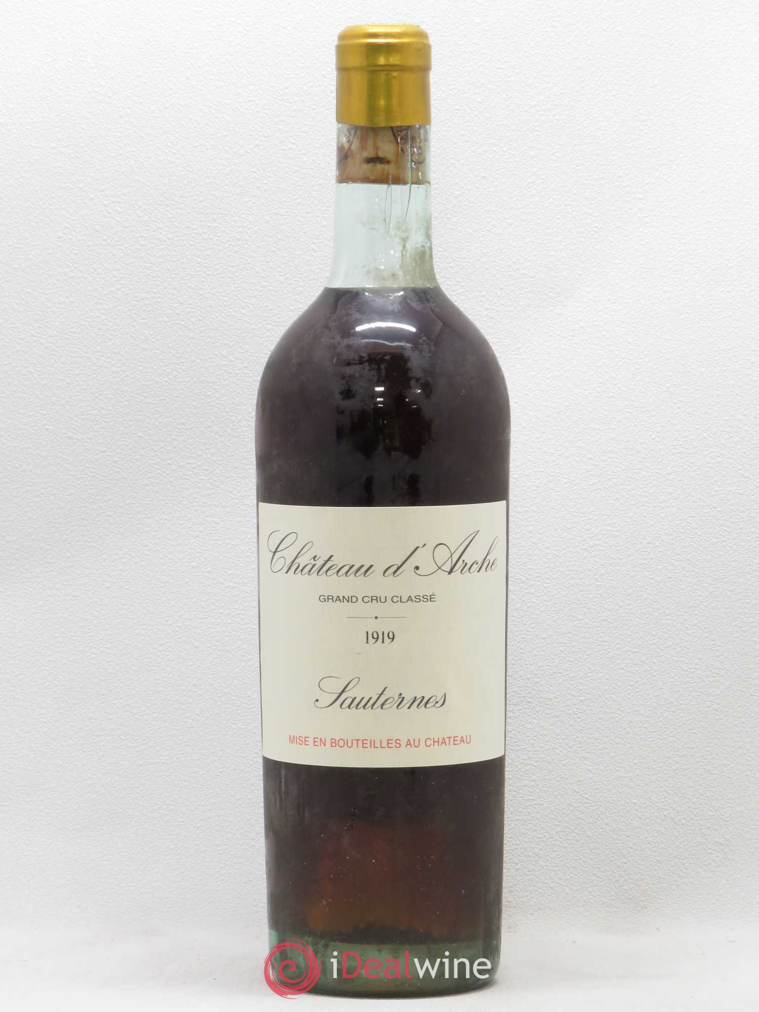 Château d' Arche 2ème Grand Cru Classé 1919 - Lot of 1 bottle - 0