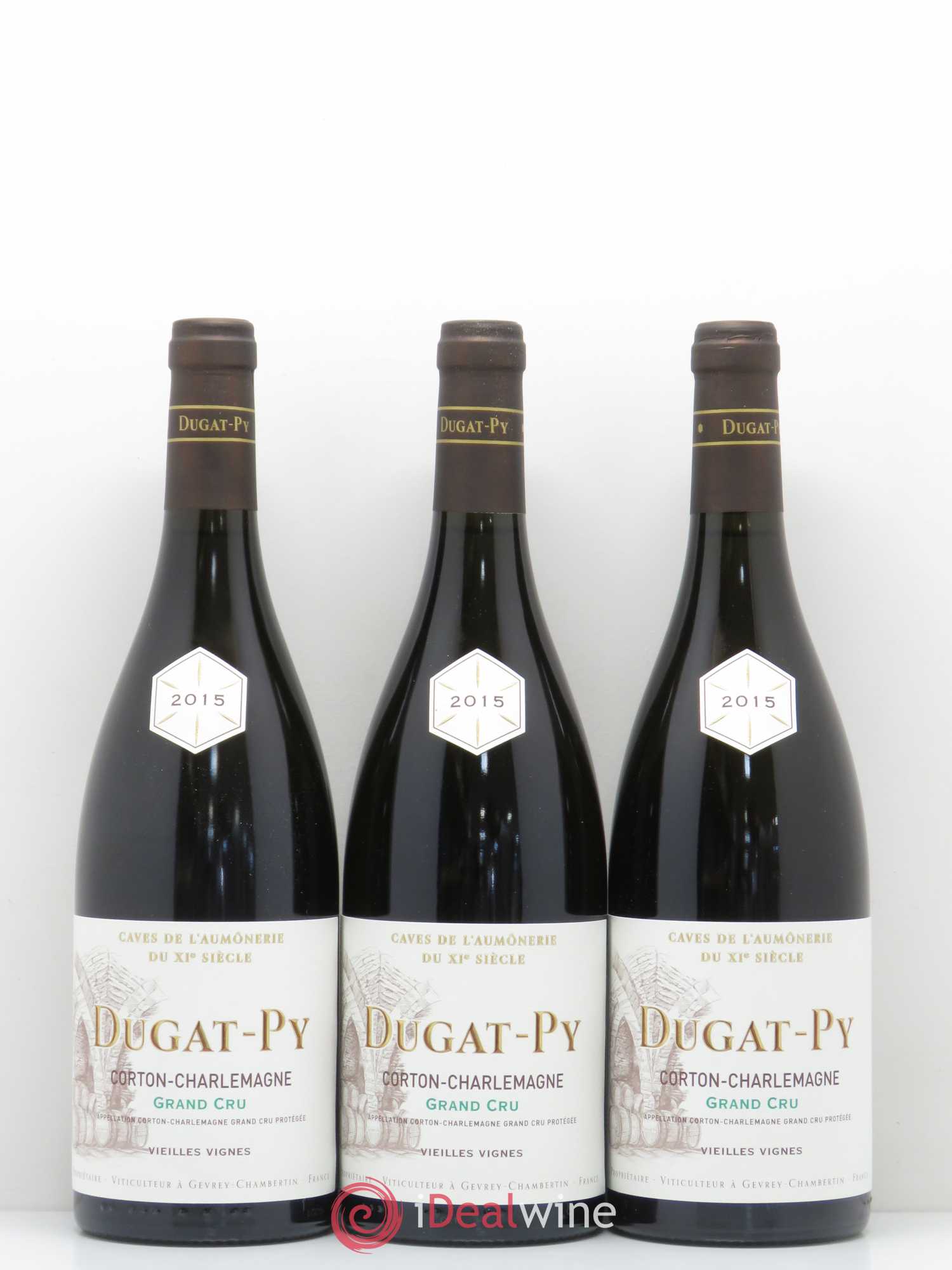 Corton-Charlemagne Grand Cru Vieilles Vignes Dugat-Py Vieilles vignes  2015 - Lot of 3 bottles - 0