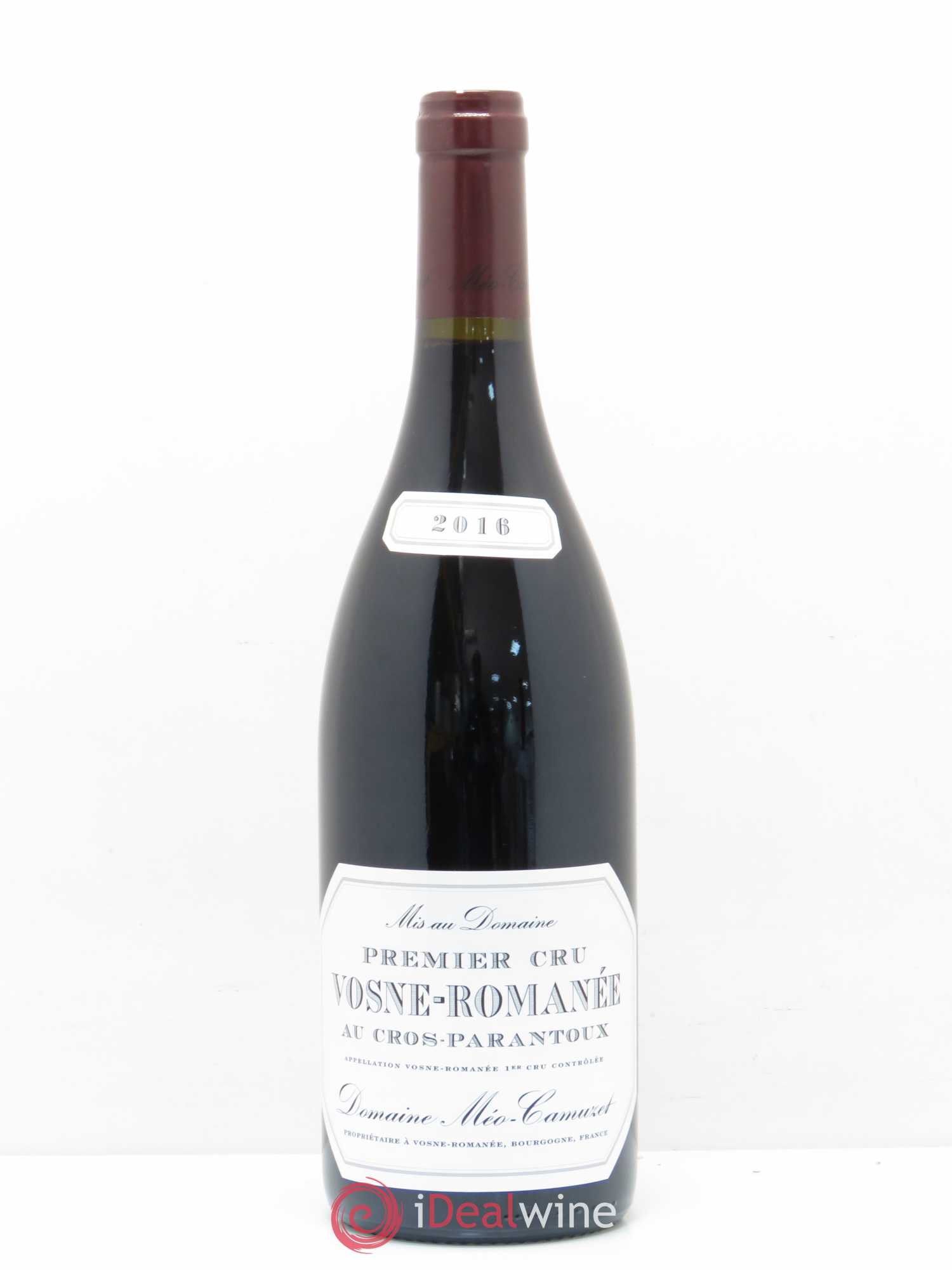 Vosne-Romanée 1er Cru Au Cros Parantoux Méo-Camuzet (Domaine) 2016 - Lot de 1 bouteille - 0