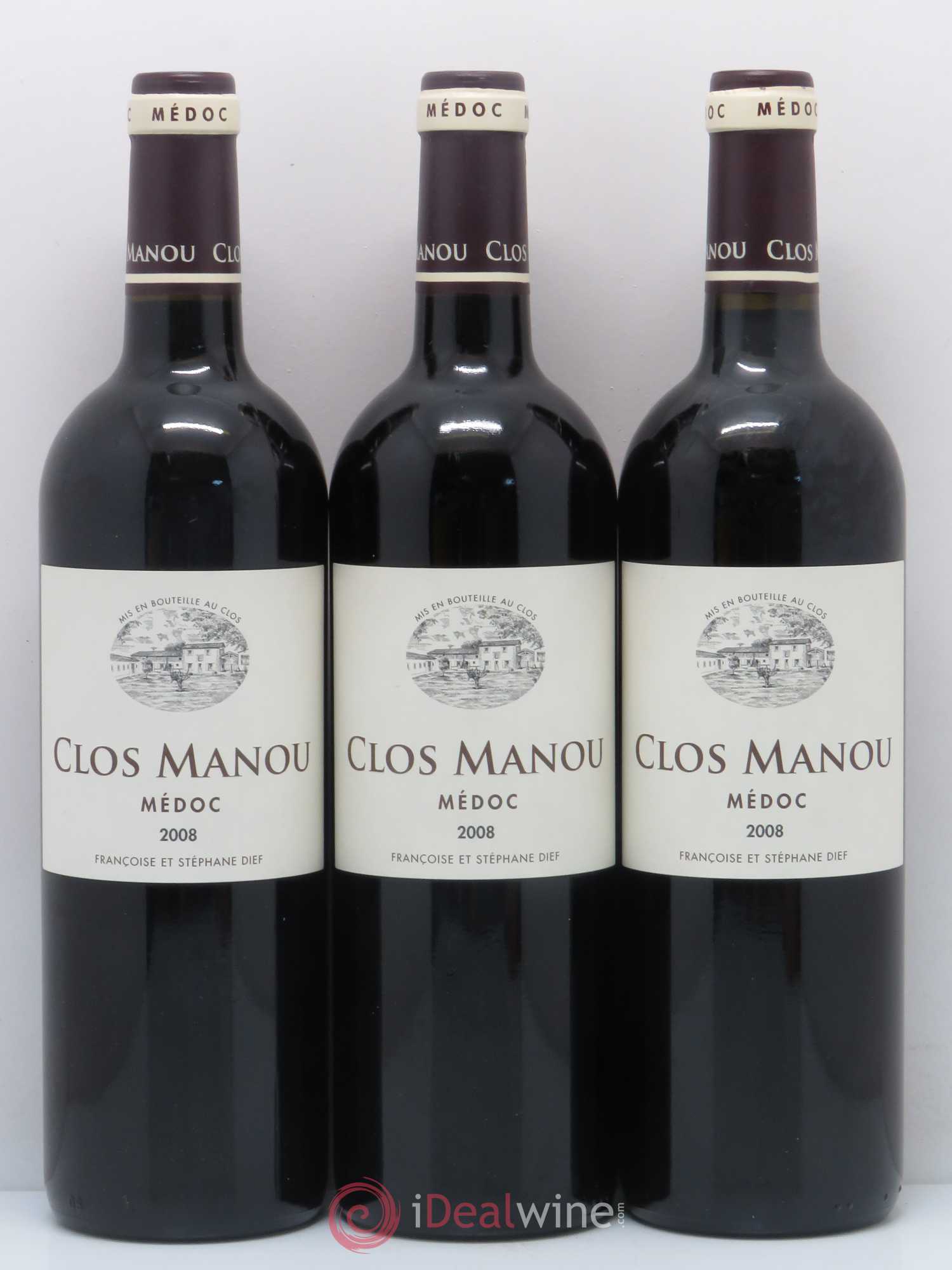 Clos Manou 2008 - Lot de 6 bouteilles - 2