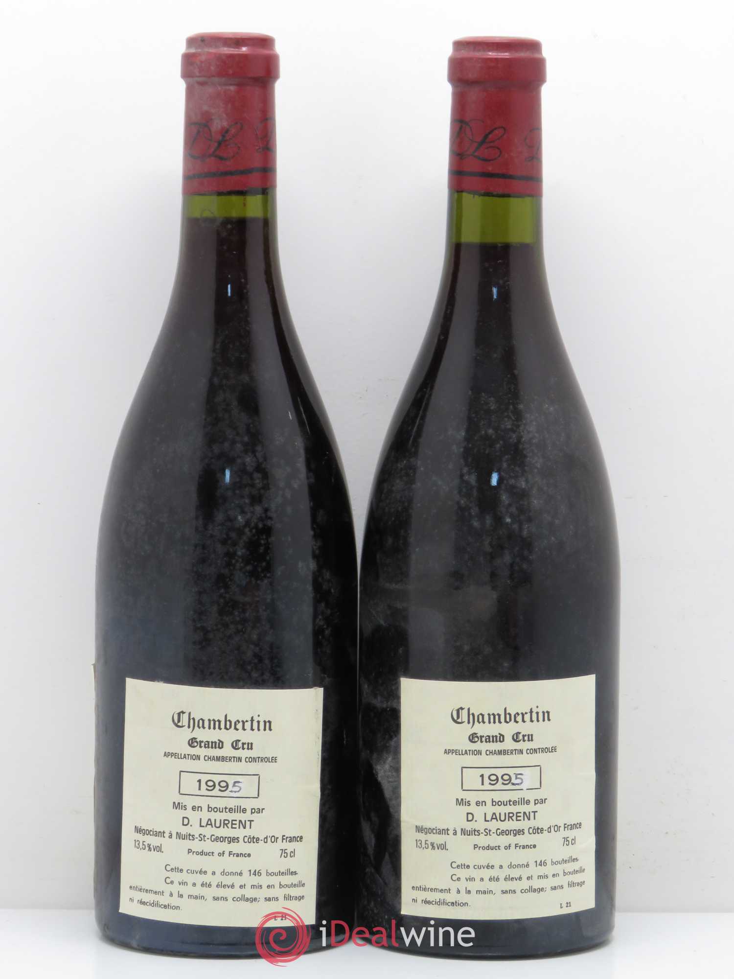 Chambertin Grand Cru Domaine Laurent 1995 - Lot of 2 bottles - 1