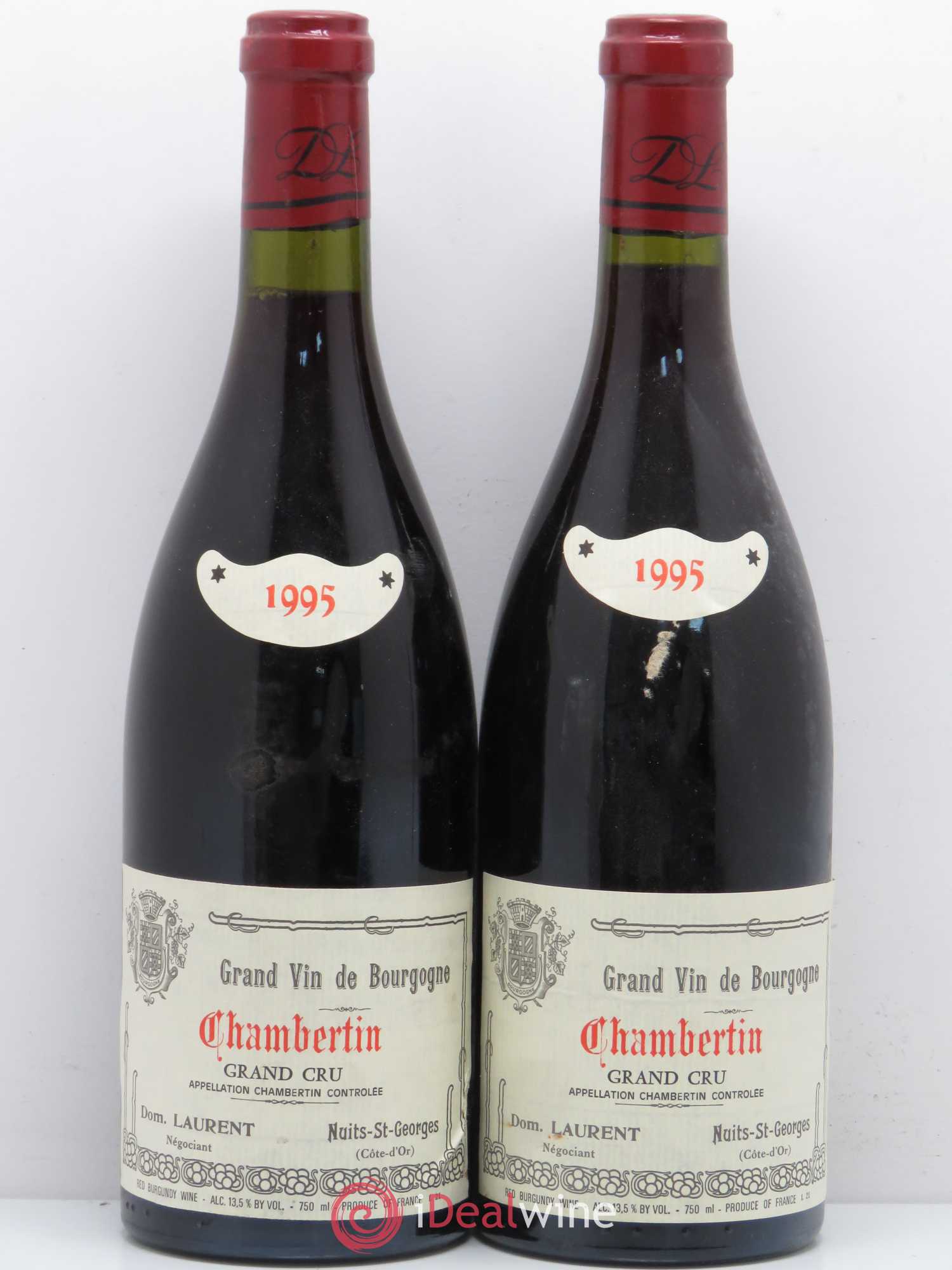 Chambertin Grand Cru Domaine Laurent 1995 - Lot of 2 bottles - 0