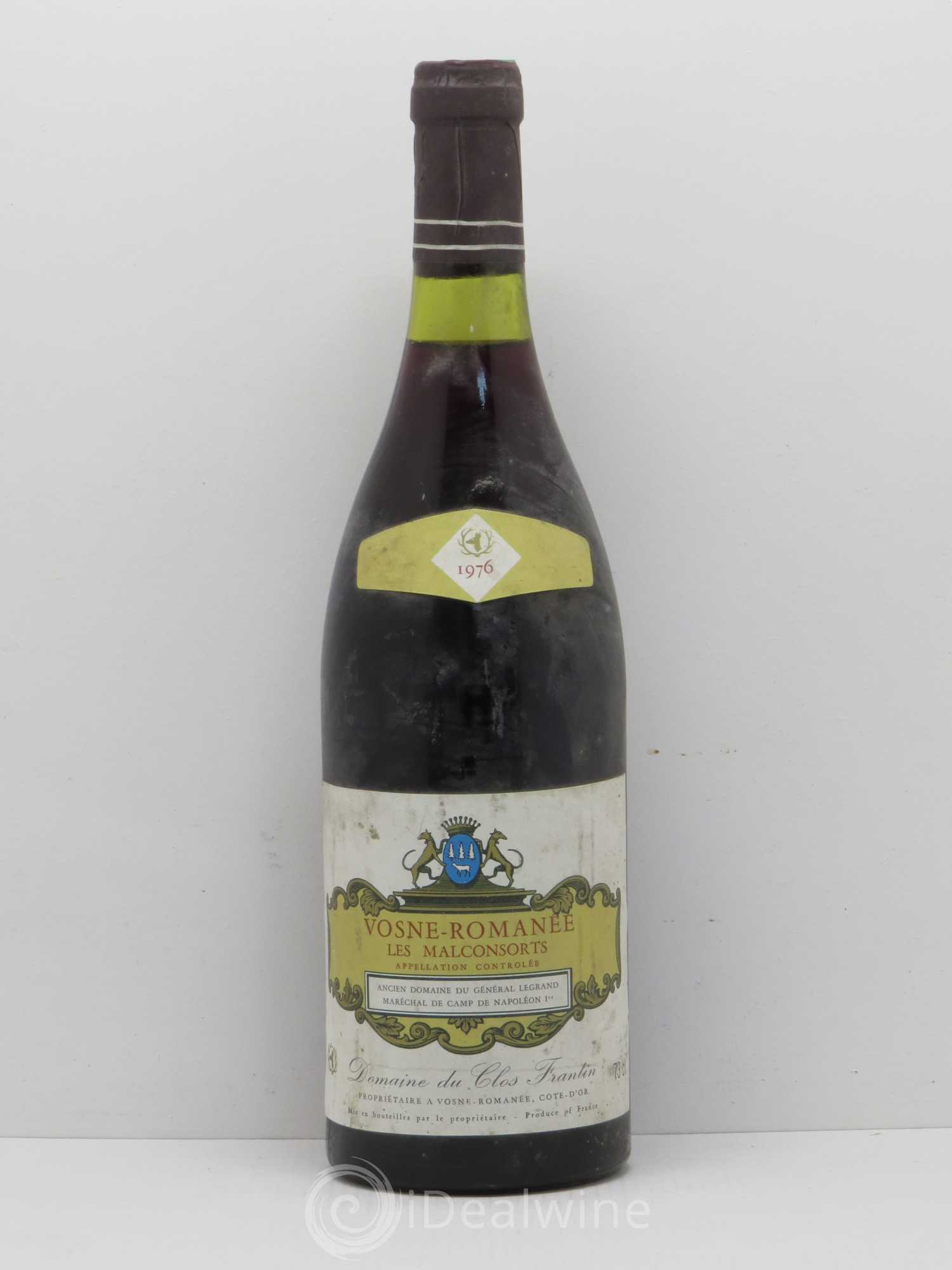 Vosne-Romanée 1er Cru Les Malconsorts Clos Frantin - Albert Bichot 1976 - Lot de 1 bouteille - 0