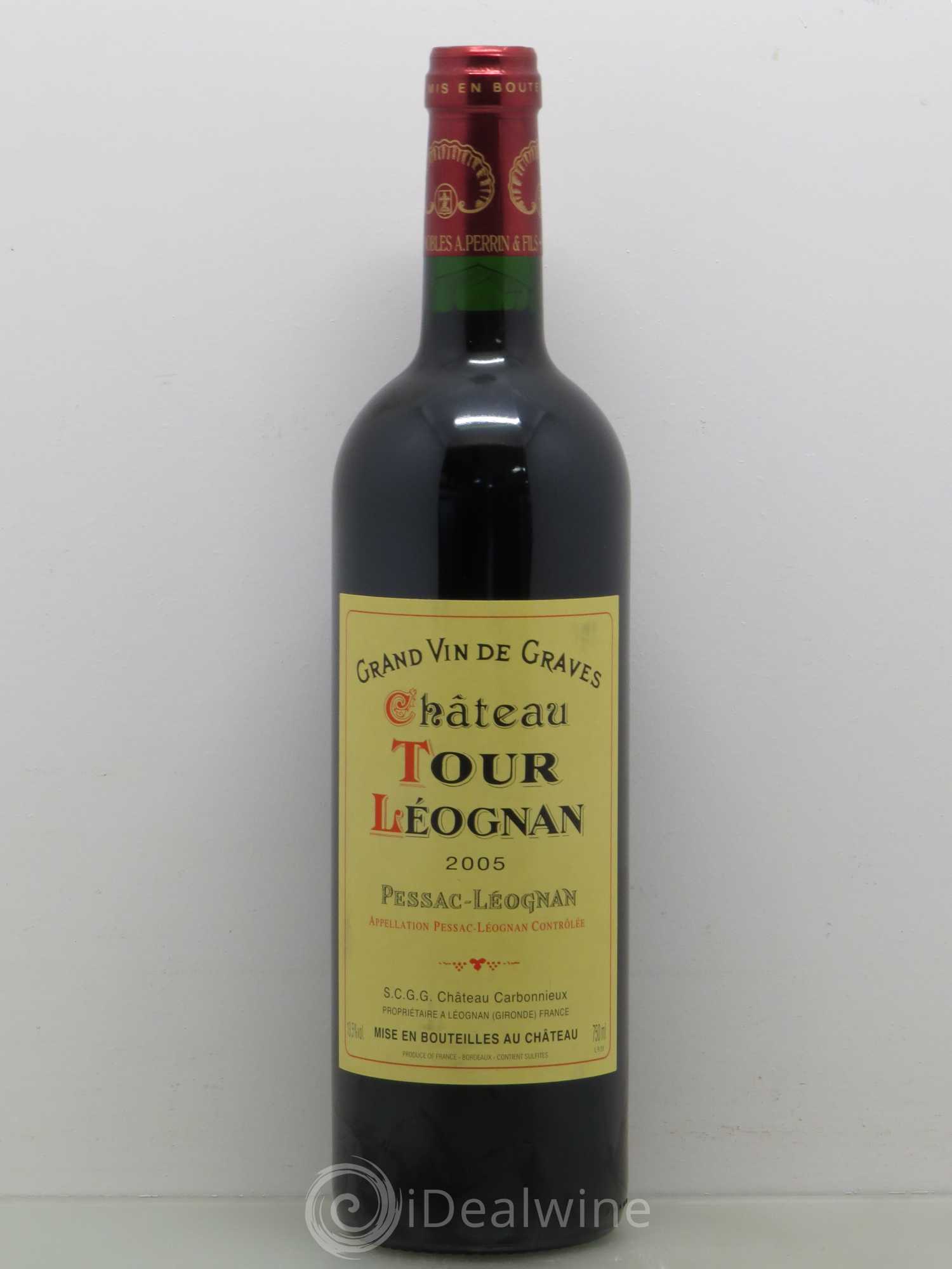 Château Tour Léognan 2005 - Lot de 1 bouteille - 0