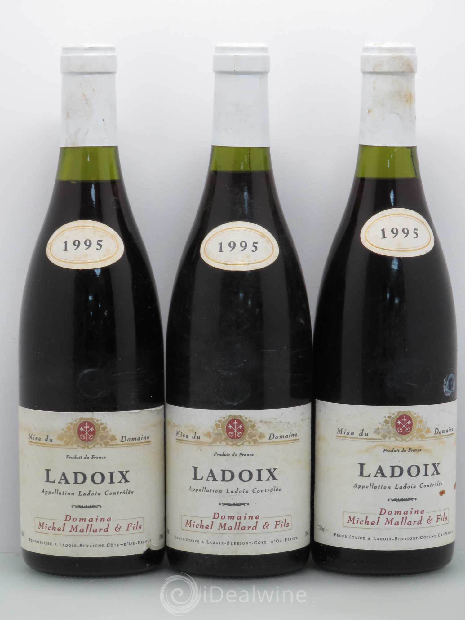 Ladoix 1er Cru Domaine Michel Mallard et fils (sans prix de réserve) 1995 - Lot de 6 bouteilles - 1