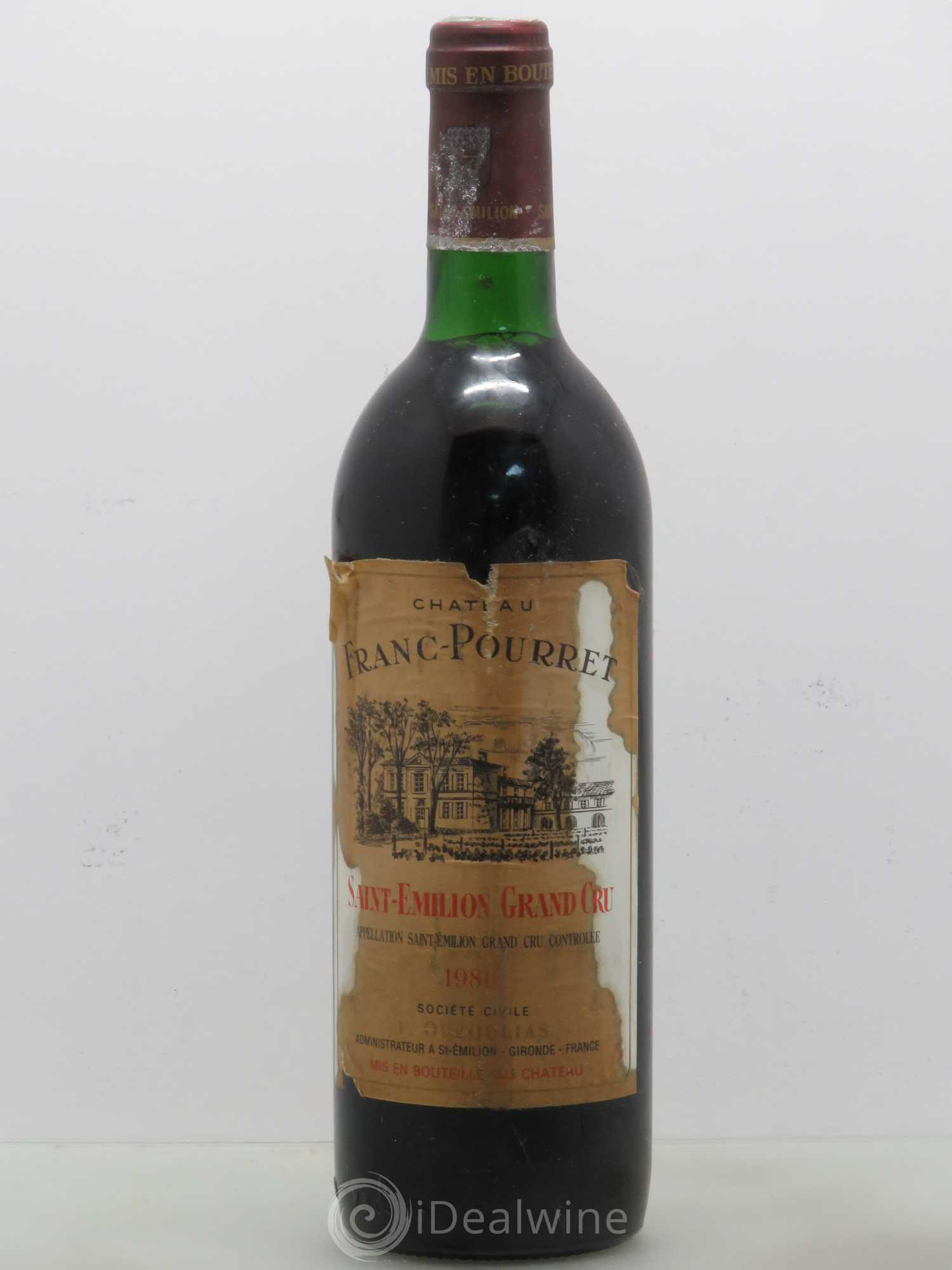 Saint-Émilion Château Franc Pourret (sans prix de réserve) 1986 - Lot de 1 bouteille - 0