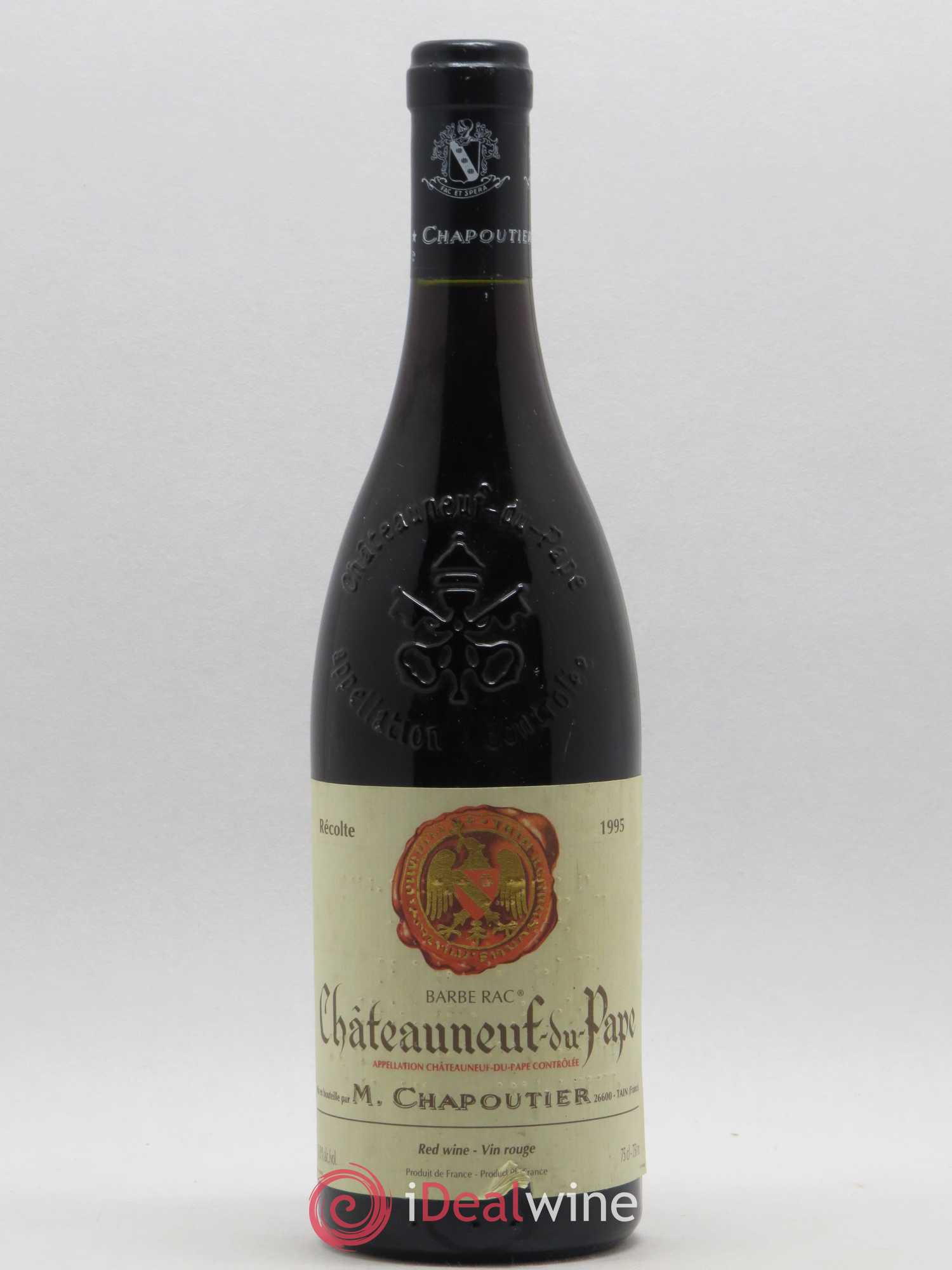 Châteauneuf-du-Pape Barbe Rac Chapoutier 1995 - Lot de 1 bouteille - 0