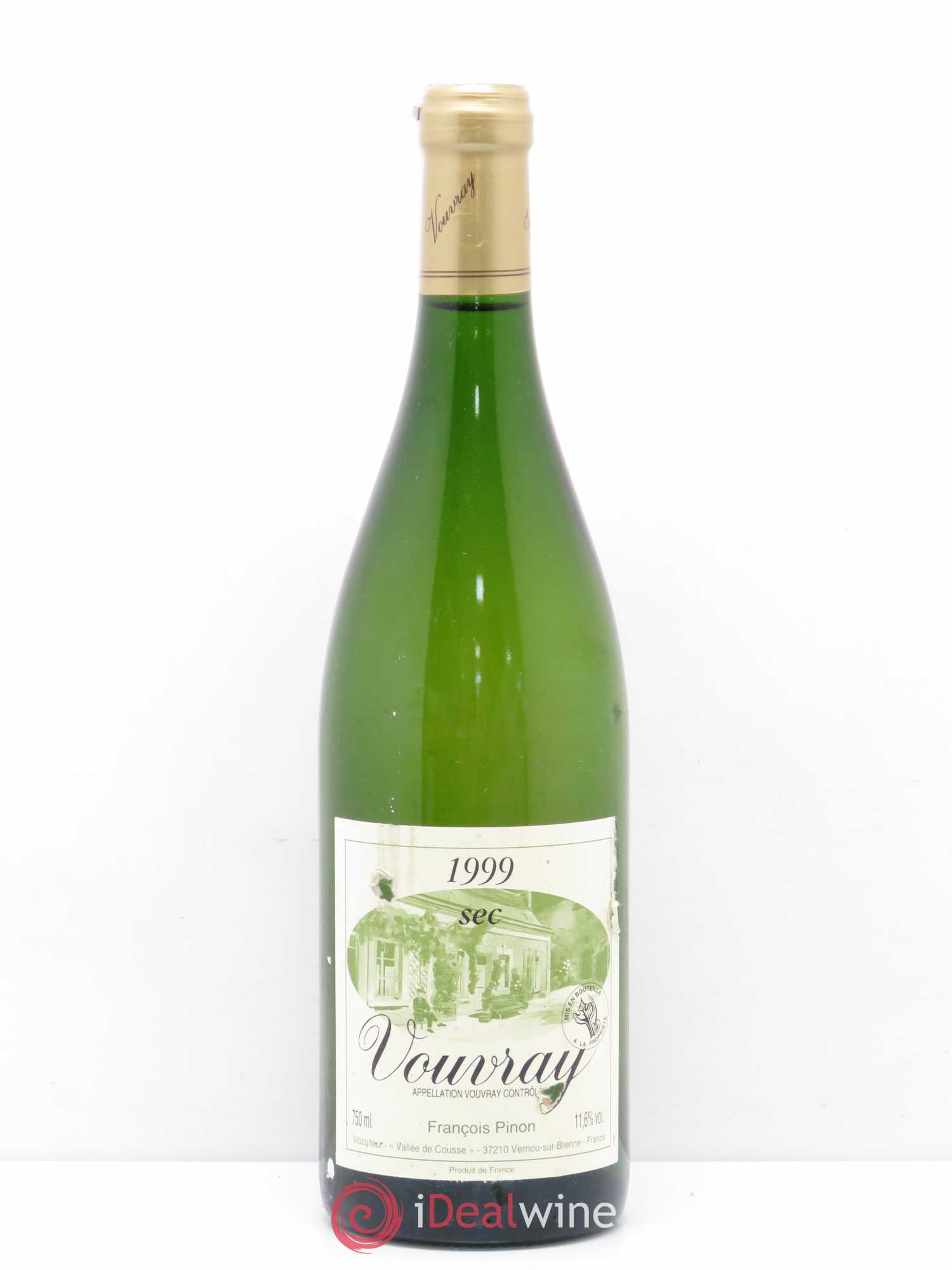 Vouvray Francois Pinon 1999 - Lot de 1 bouteille - 0