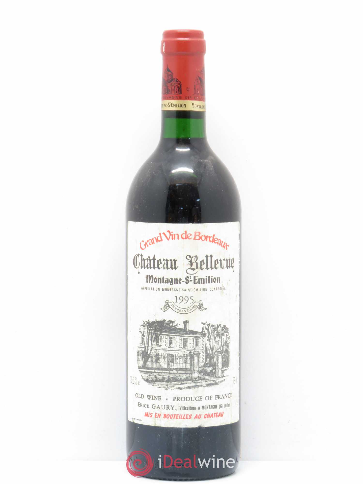 Montagne Saint-Émilion Château Bellevue 1995 - Lot of 1 bottle - 0