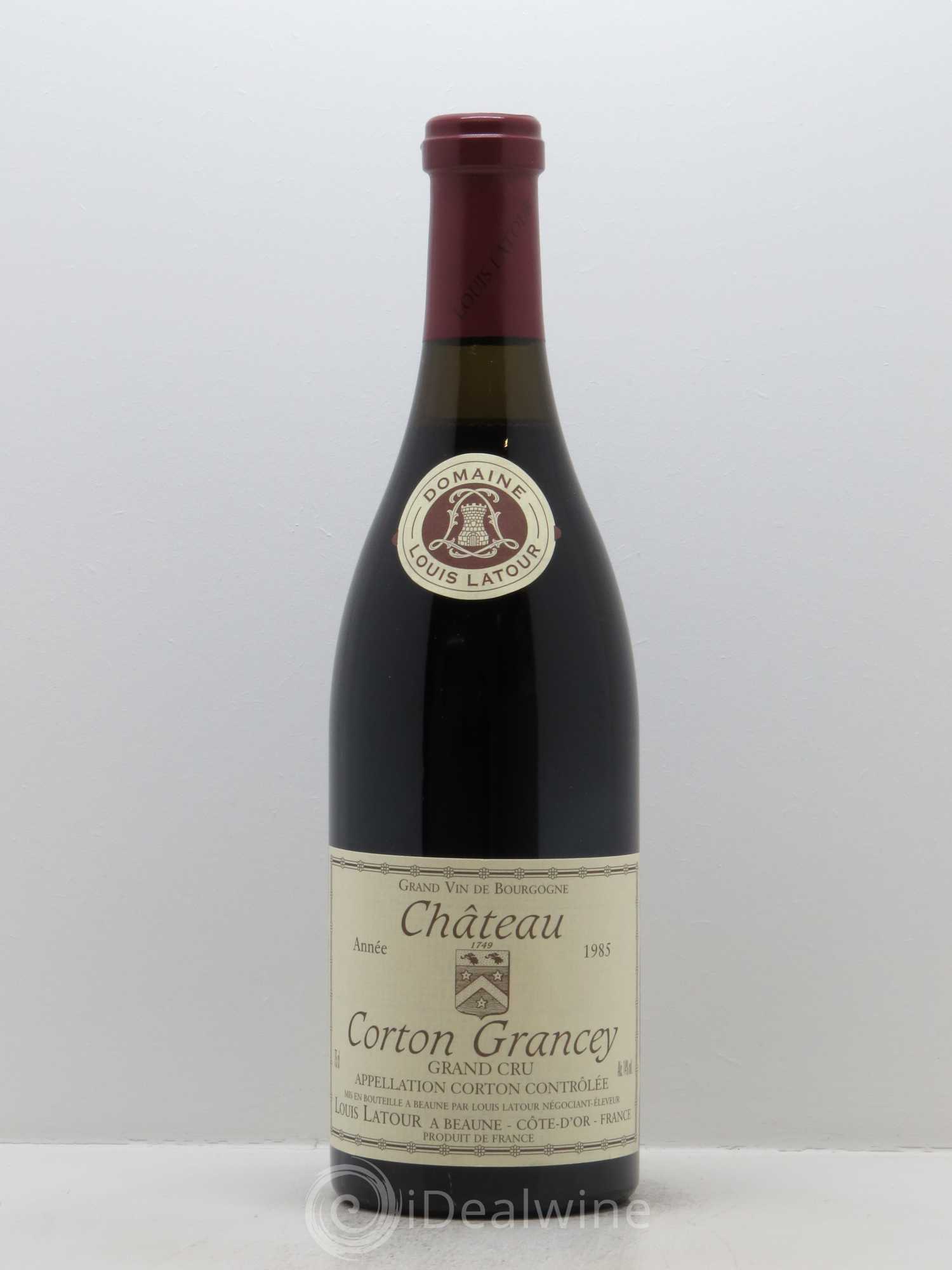 Corton Grand Cru Château Corton Grancey Louis Latour 1985 - Lot de 1 bouteille - 0