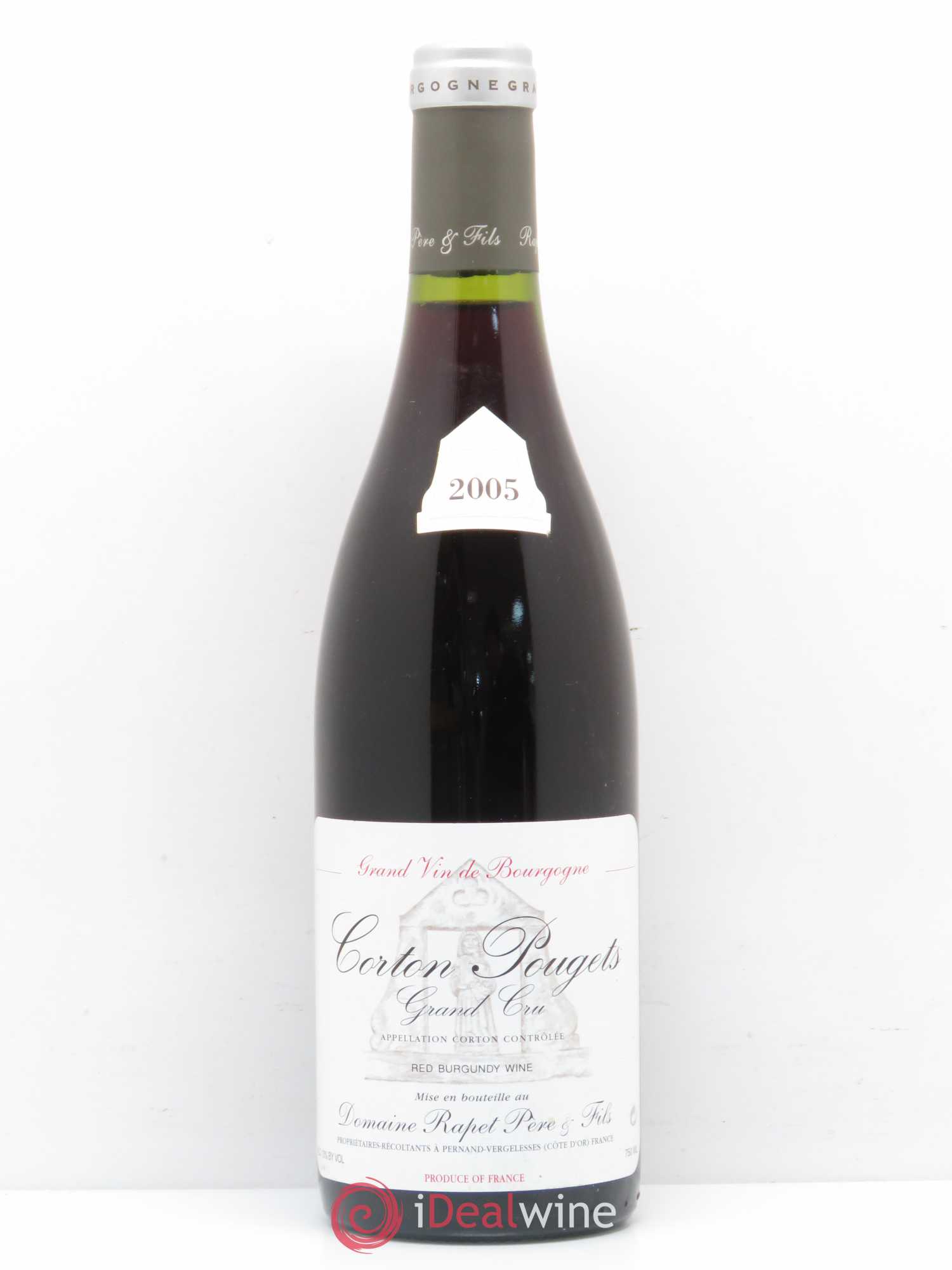 Corton Grand Cru Pougets Rapet Père & Fils 2005 - Lot de 1 bouteille - 0