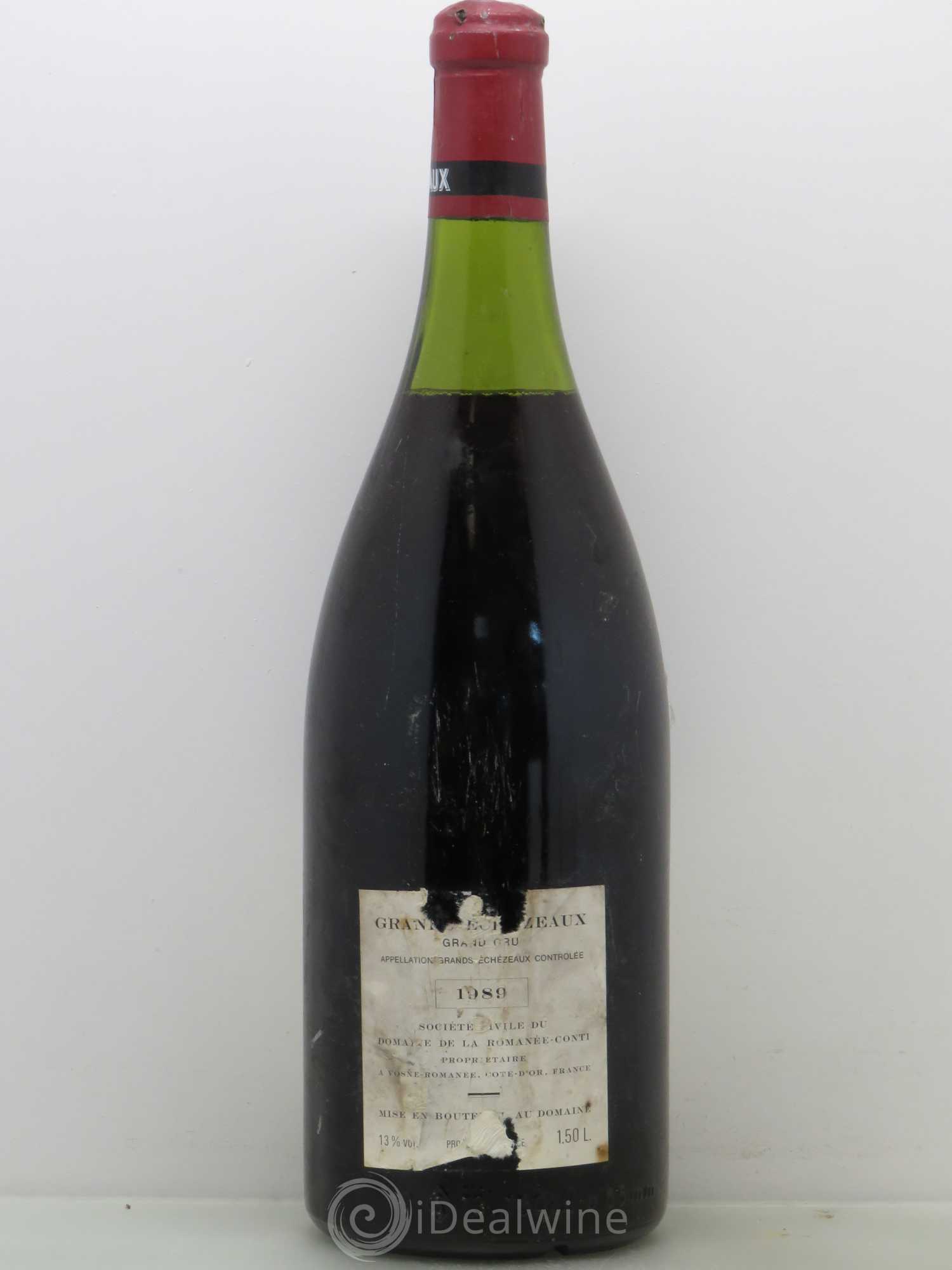 Grands-Echezeaux Grand Cru Domaine de la Romanée-Conti 1989 - Lot de 1 magnum - 1