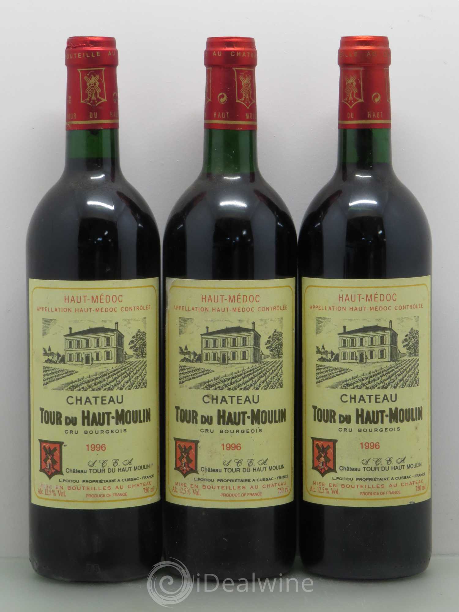 Château Tour du Haut Moulin Cru Bourgeois 1996 - Lot de 6 bouteilles - 2