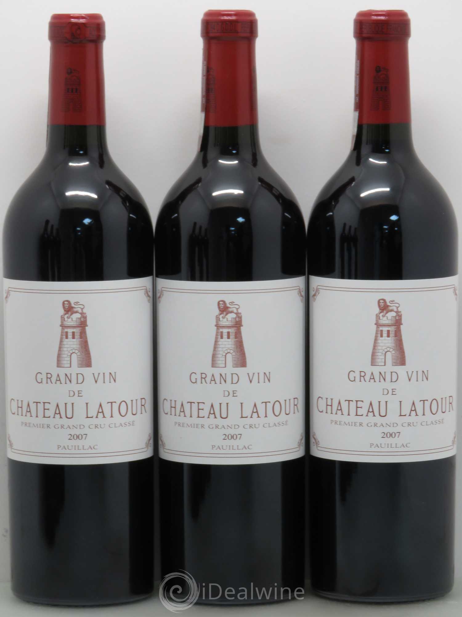 Château Latour 1er Grand Cru Classé 2007 - Lot de 12 bouteilles - 1