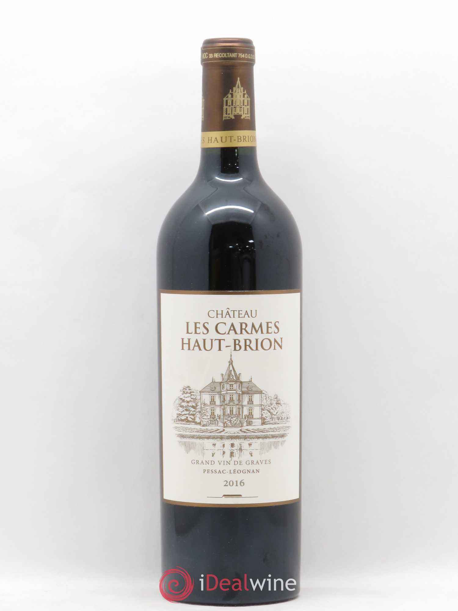 Château Les Carmes Haut-Brion 2016 - Lot de 1 bouteille - 0