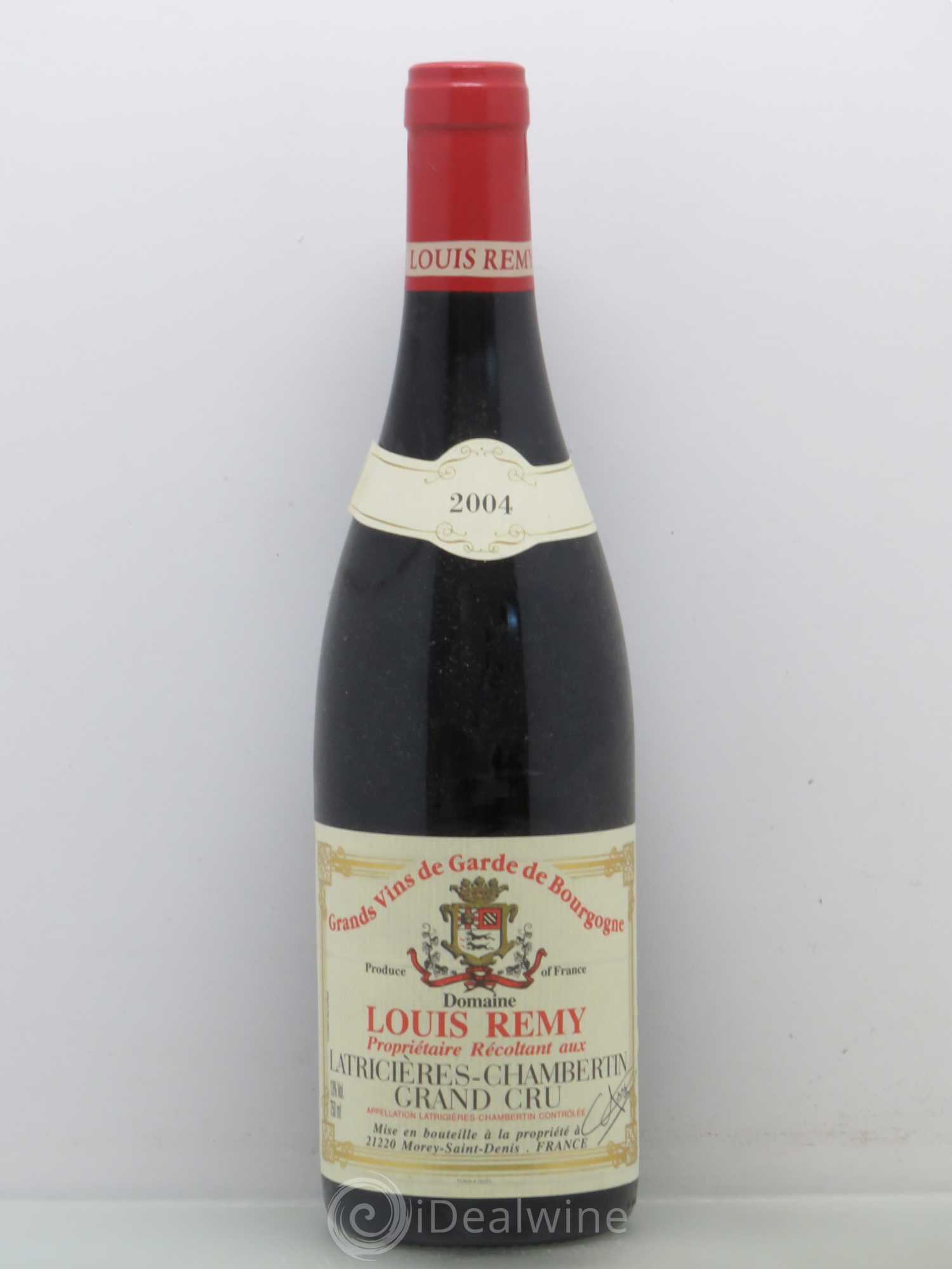 Latricières-Chambertin Grand Cru Domaine Louis Remy 2004 - Lot of 1 bottle - 0