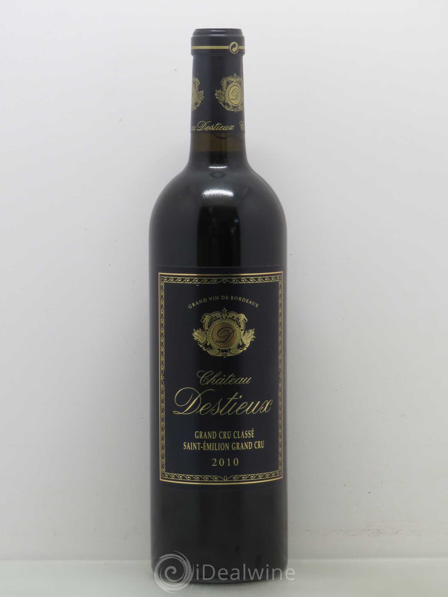 Château Destieux Grand Cru Classé 2010 - Lot de 1 bouteille - 0