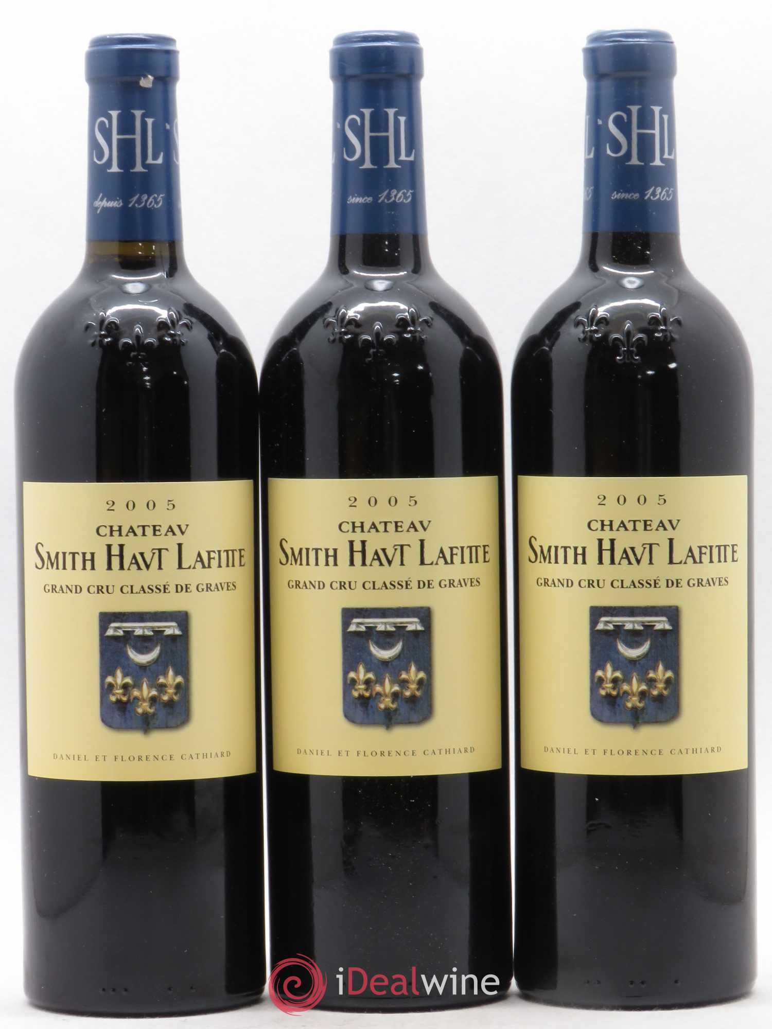 Château Smith Haut Lafitte Cru Classé de Graves 2005 - Lot de 3 bouteilles - 0