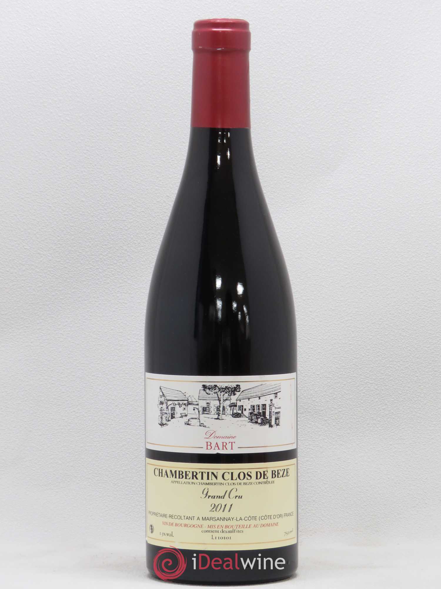 Chambertin Clos de Bèze Grand Cru Bart (Domaine) 2011 - Lot of 1 bottle - 0