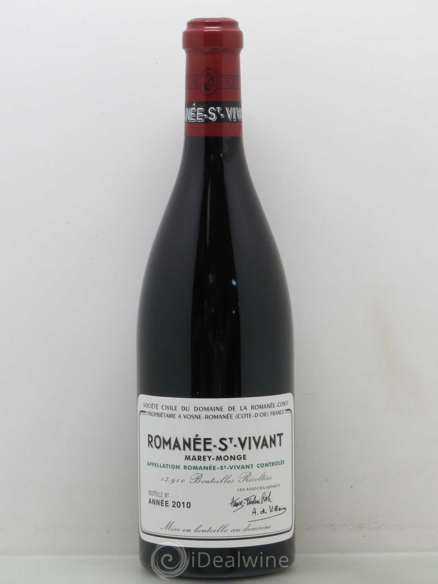 Romanée-Saint-Vivant Grand Cru Domaine de la Romanée-Conti 2010 - Lot of 1 bottle - 0