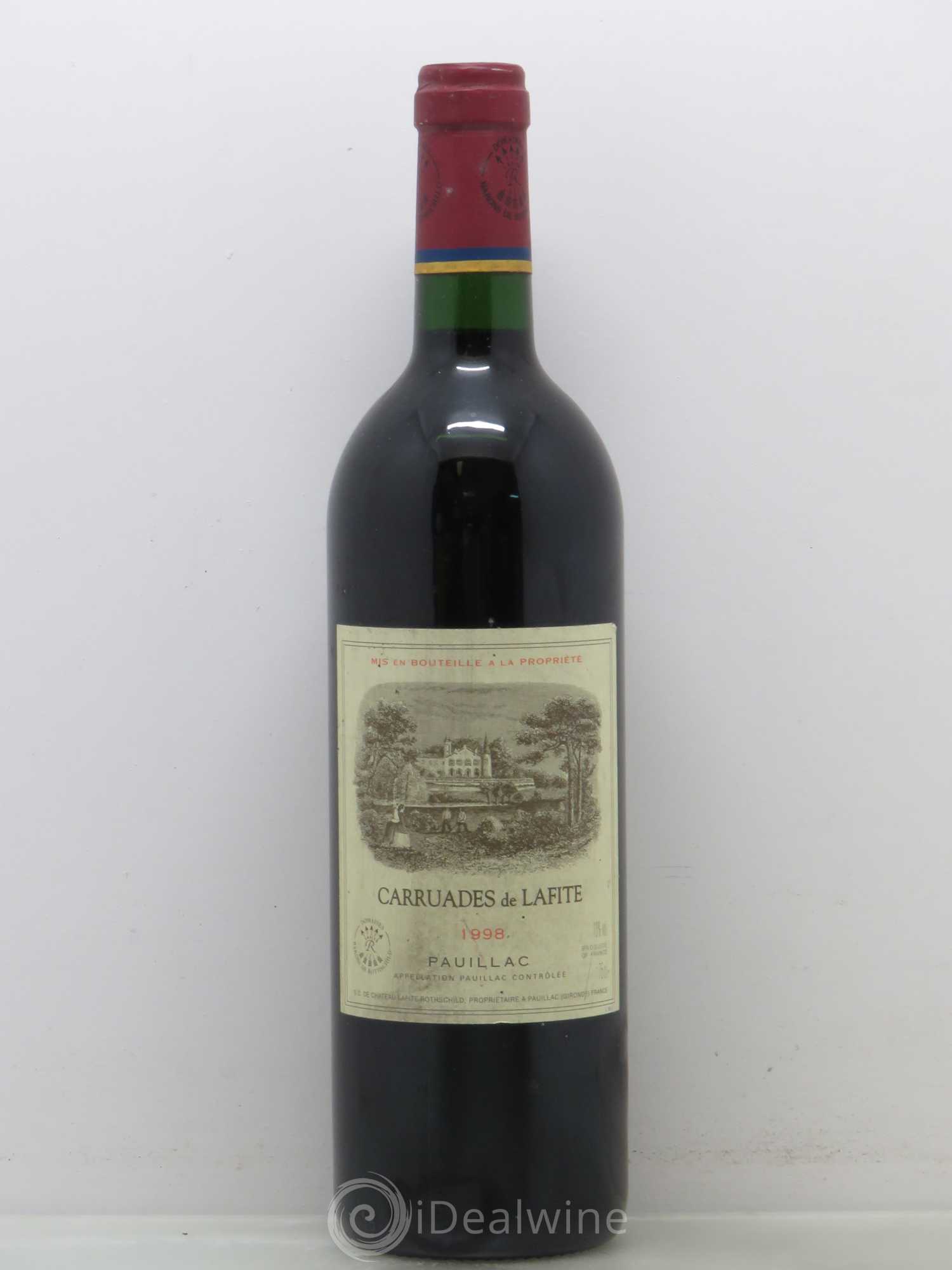 Carruades de Lafite Rothschild Second Vin 1998 - Lot of 1 bottle - 0