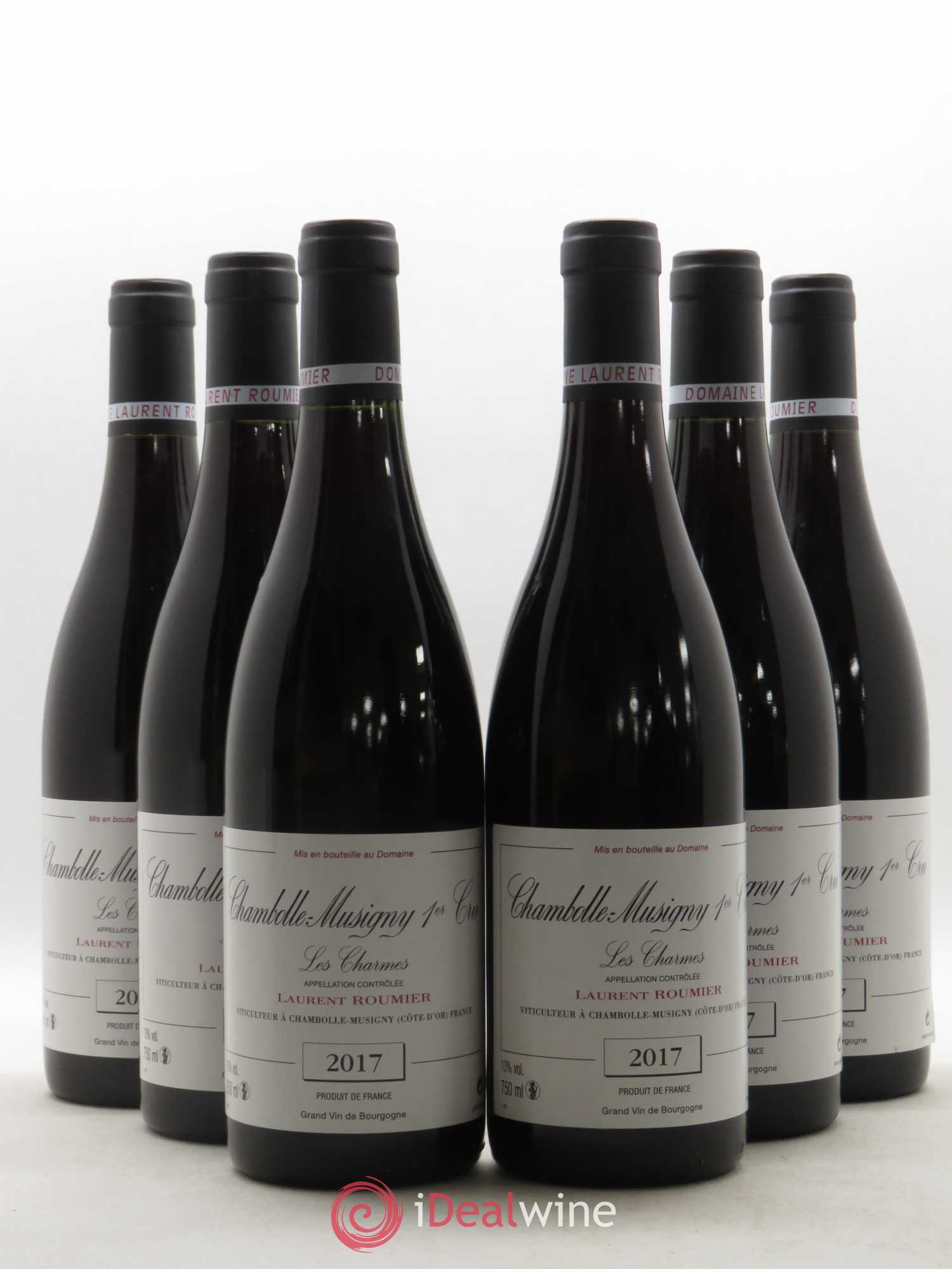 Chambolle-Musigny 1er Cru Les Charmes Laurent Roumier 2017 - Lot de 6 bouteilles - 0