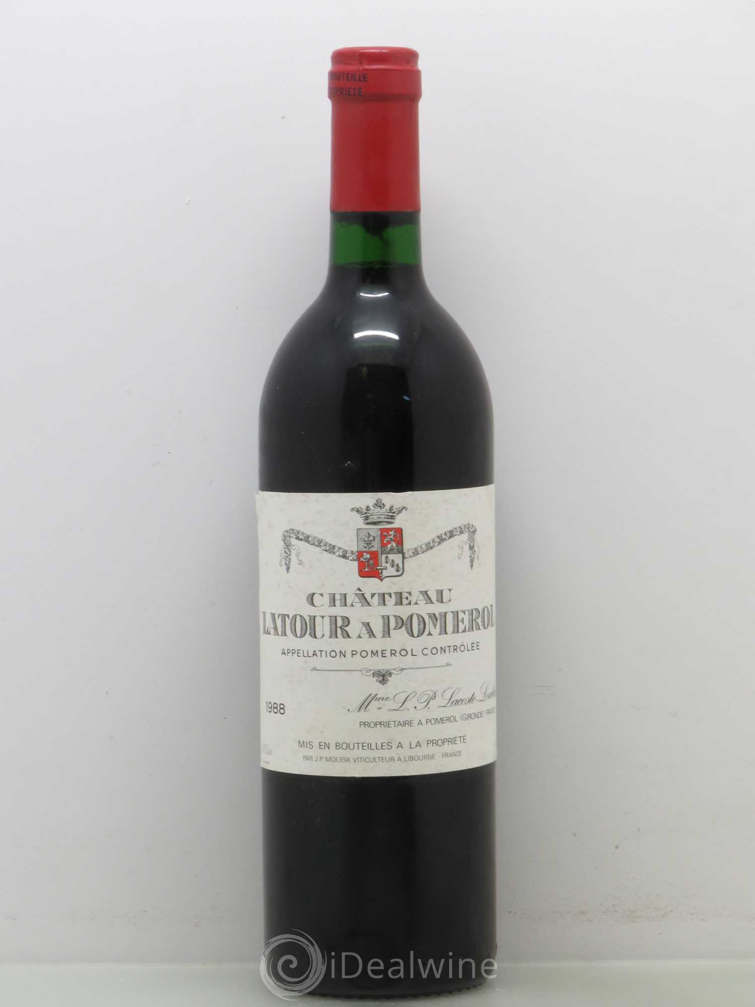 Château Latour à Pomerol 1988 - Lot de 1 bouteille - 0