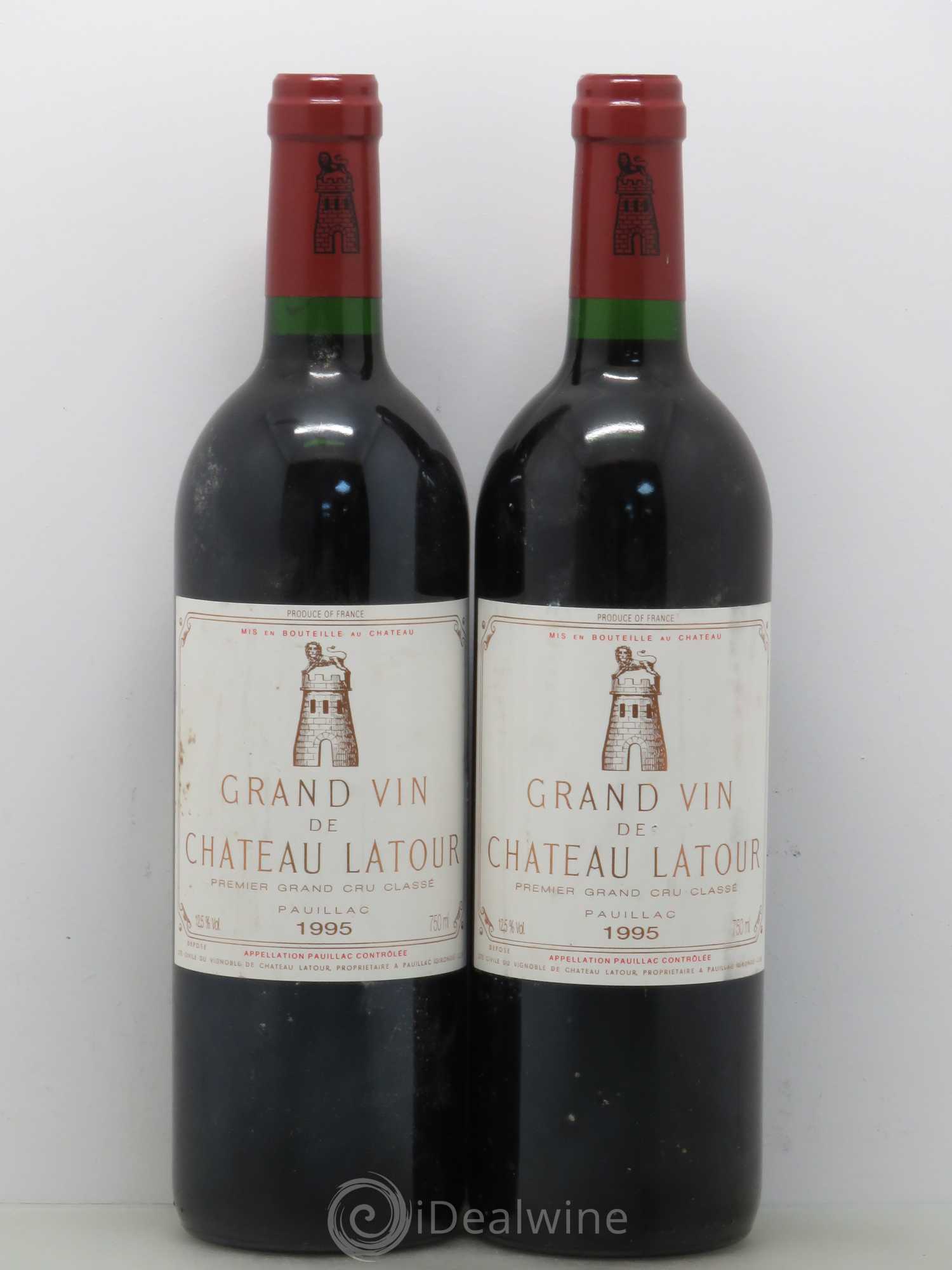 Château Latour 1er Grand Cru Classé 1995 - Lot of 2 bottles - 0