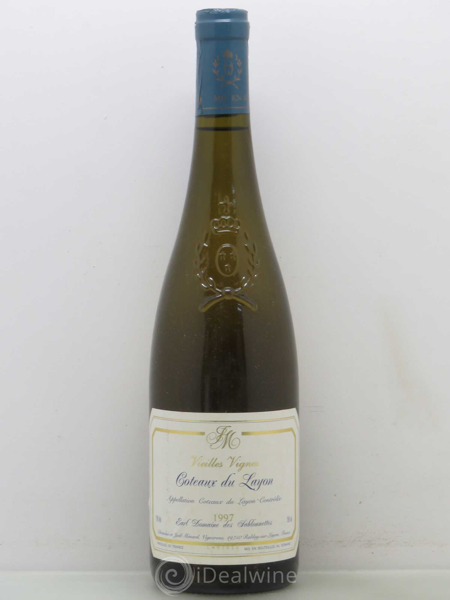 Coteaux du Layon Vieilles vignes - Sablonnettes (sans prix de réserve) 1997 - Lot de 1 bouteille - 0