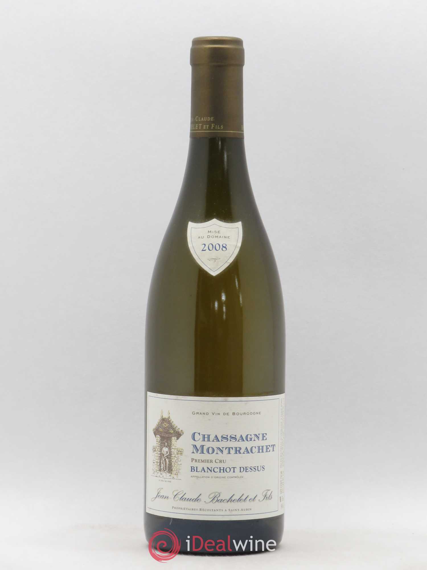 Chassagne-Montrachet 1er Cru Blanchot Dessus Jean-Claude Bachelet (Domaine) 2008 - Lot of 1 bottle - 0