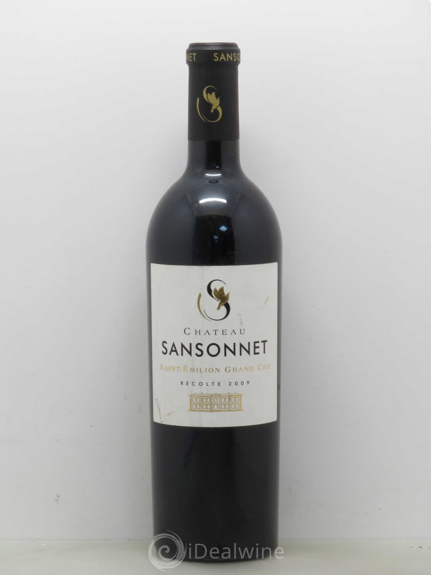 Château Sansonnet Grand Cru Classé Saint Emilion Grand Cru  2009 - Lot of 1 bottle - 0