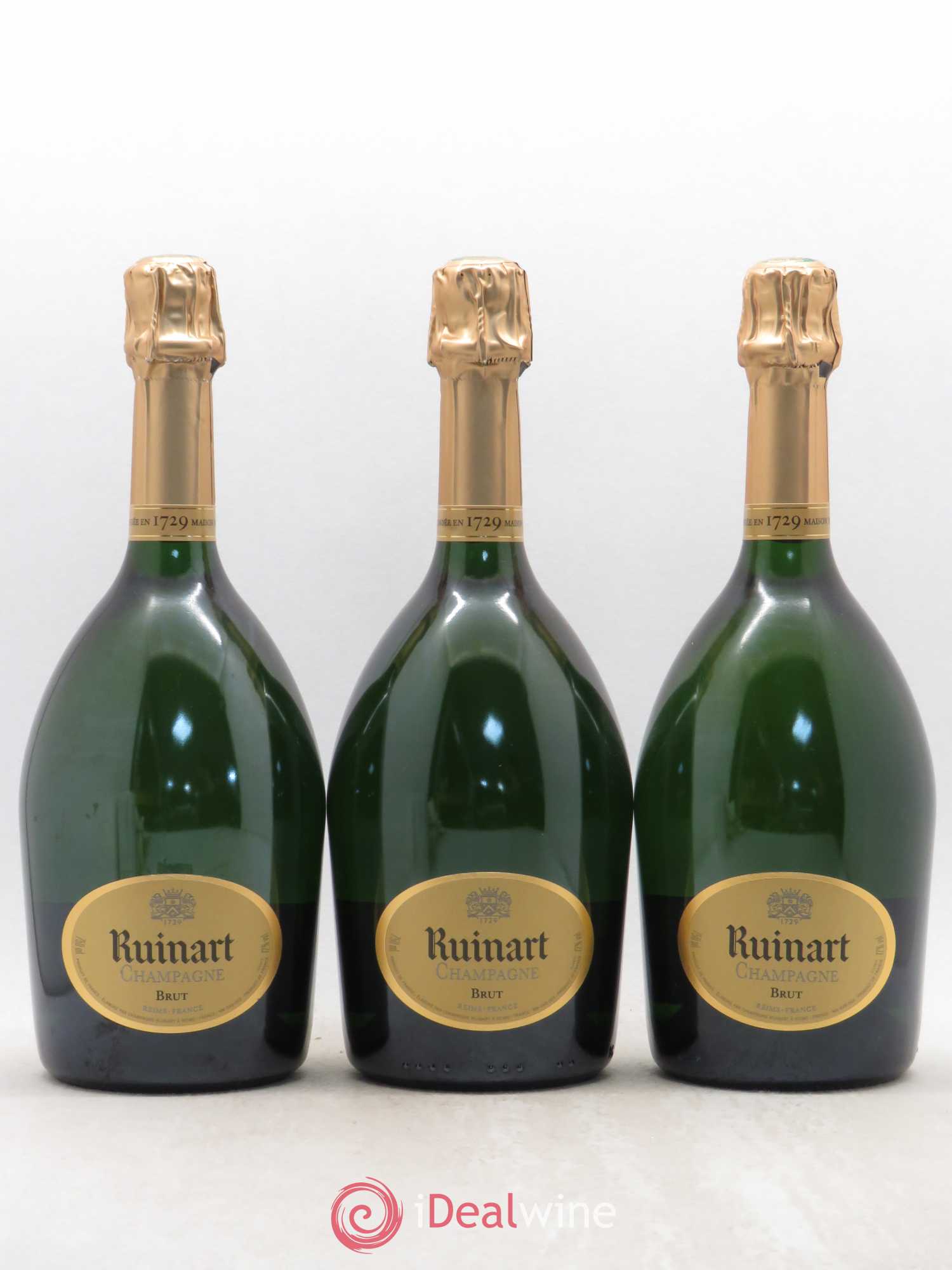 R de Ruinart Brut Ruinart - Lot of 3 bottles - 0