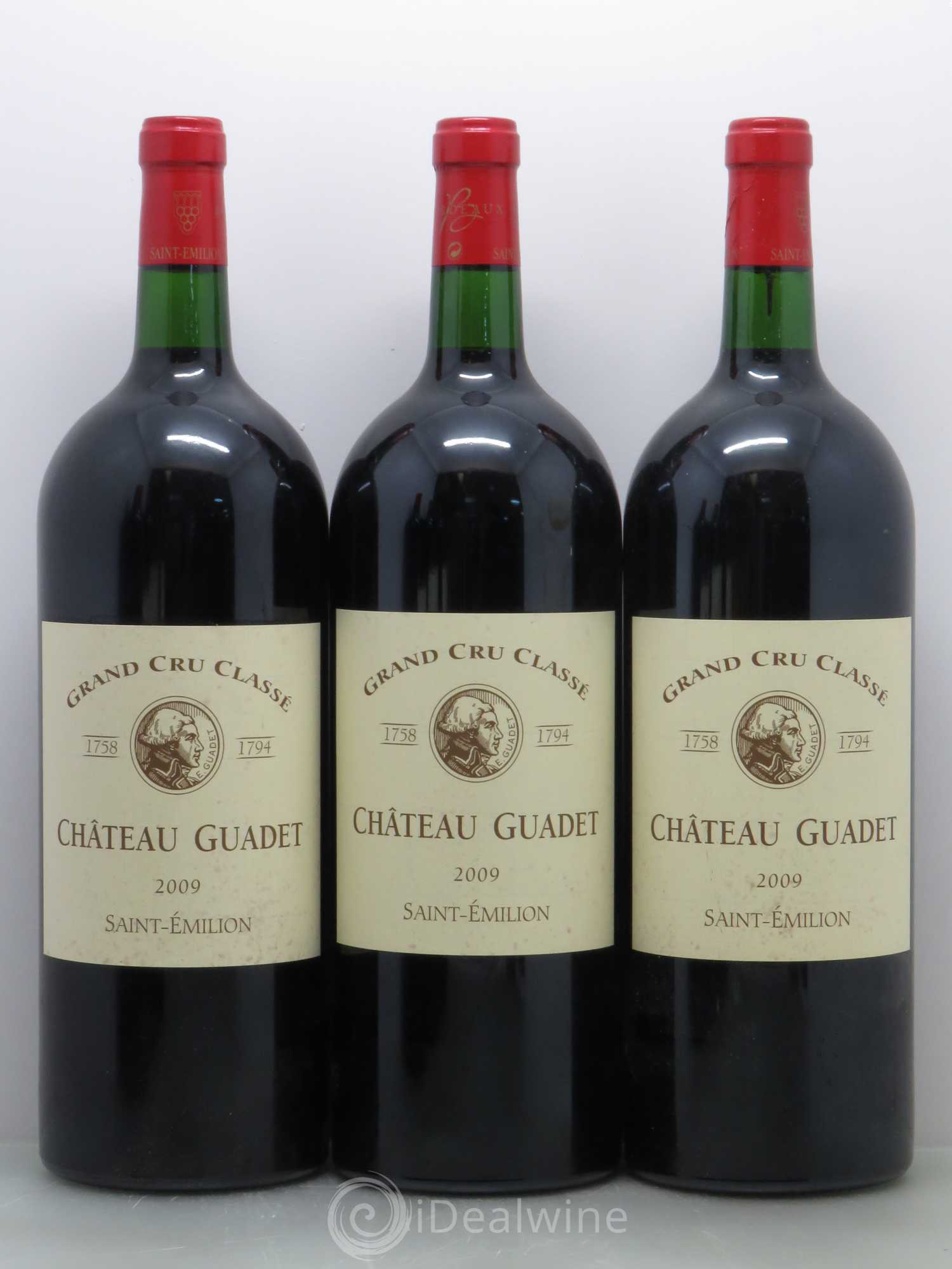 Château Guadet  Grand Cru Classé 2009 - Lot de 6 magnums - 1