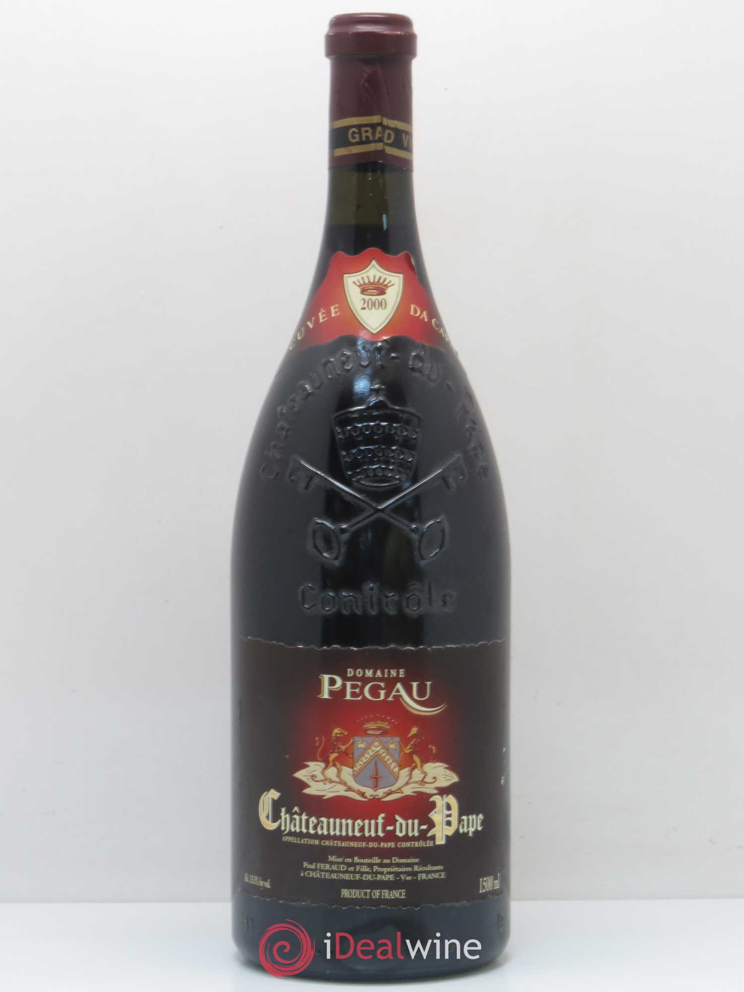 Châteauneuf-du-Pape Domaine du Pégau Cuvée Da Capo Paul et Laurence Féraud 2000 - Lot de 1 magnum - 0