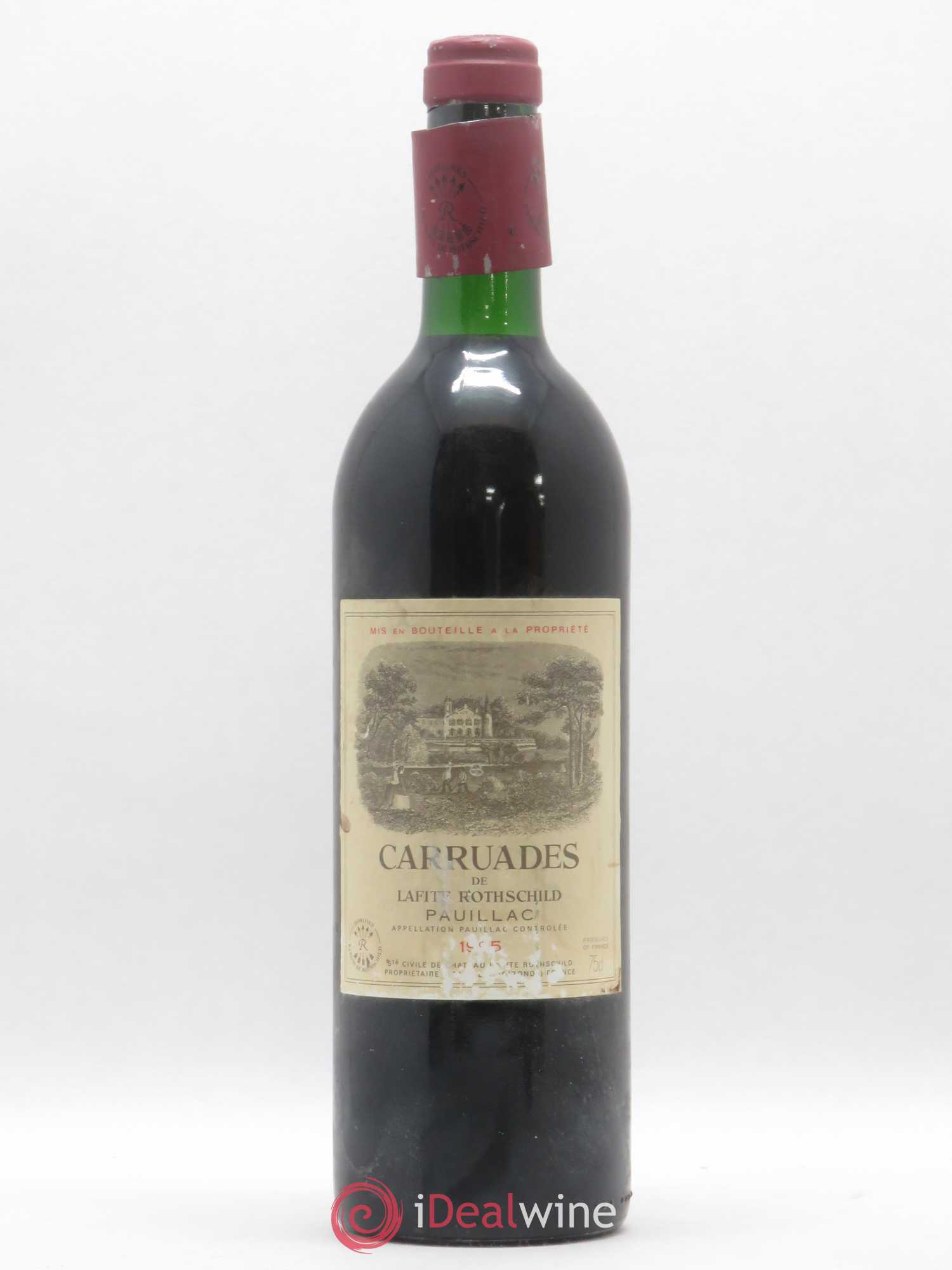 Carruades de Lafite Rothschild Second Vin 1985 - Lot of 1 bottle - 0