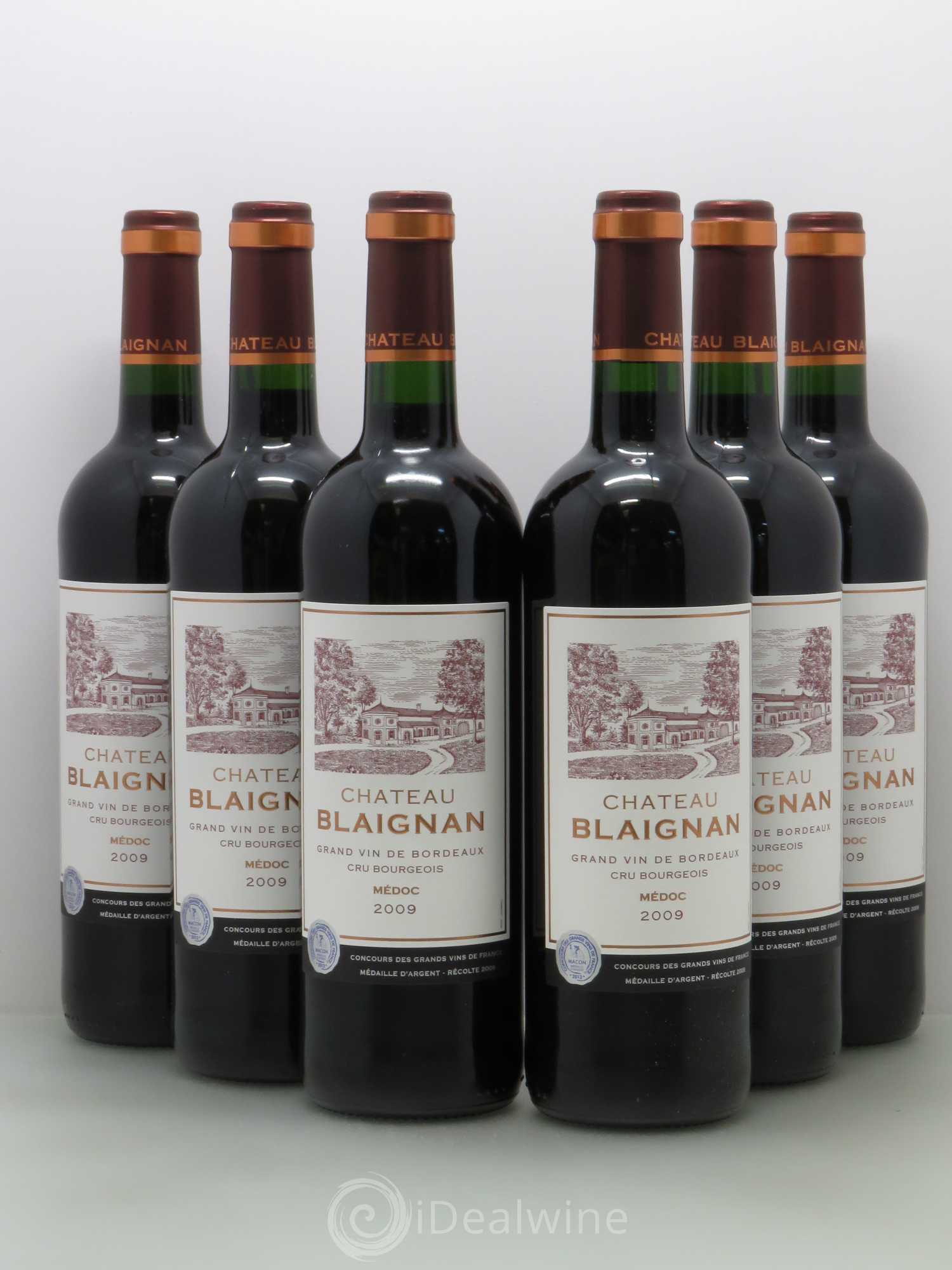 Château Blaignan Cru Bourgeois 2009 - Lot de 6 bouteilles - 0