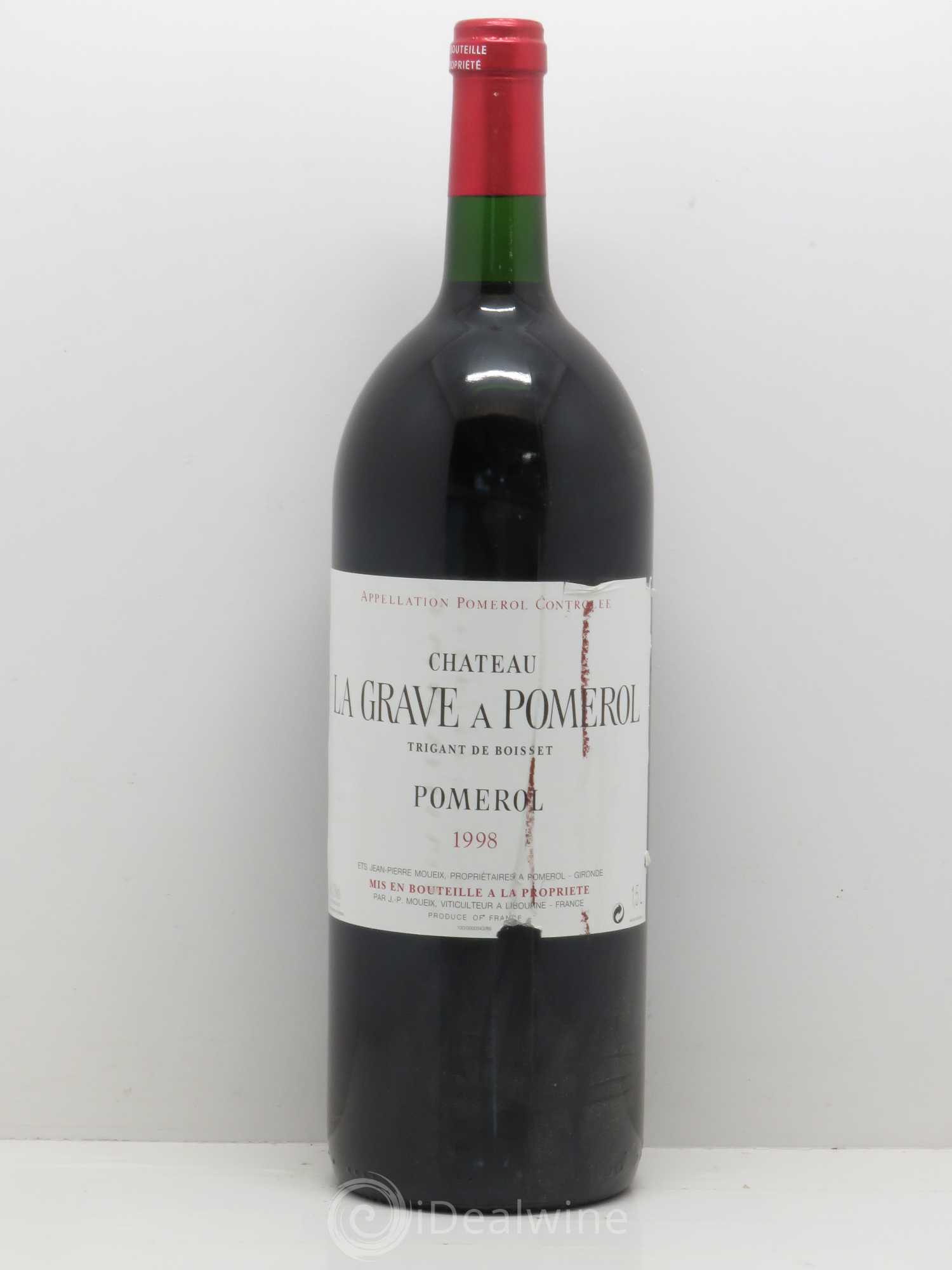 Château La Grave à Pomerol (Trigant de Boisset) 1998 - Lot de 1 magnum - 0