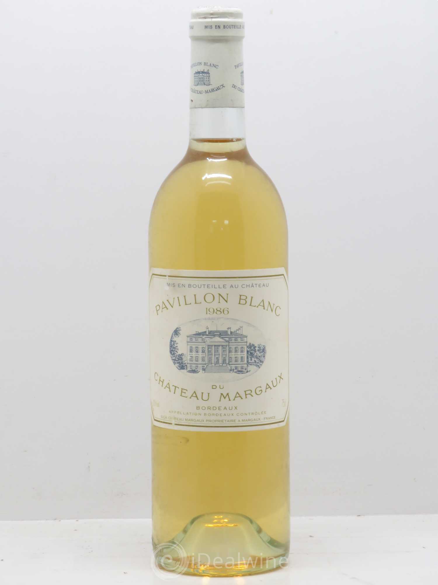 Pavillon Blanc du Château Margaux 1986 - Lot de 1 bouteille - 0