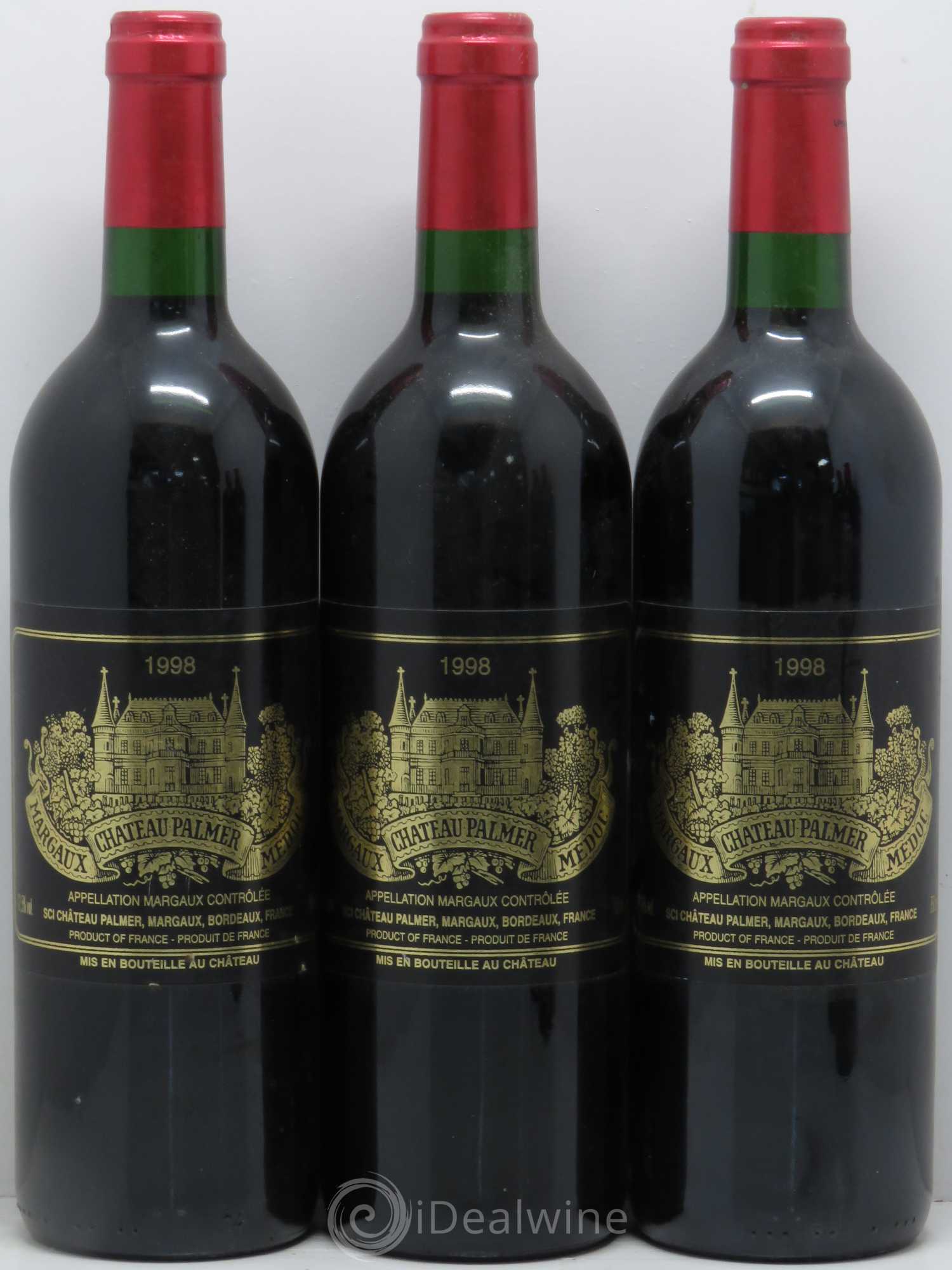 Château Palmer 3ème Grand Cru Classé 1998 - Lot of 5 bottles - 1