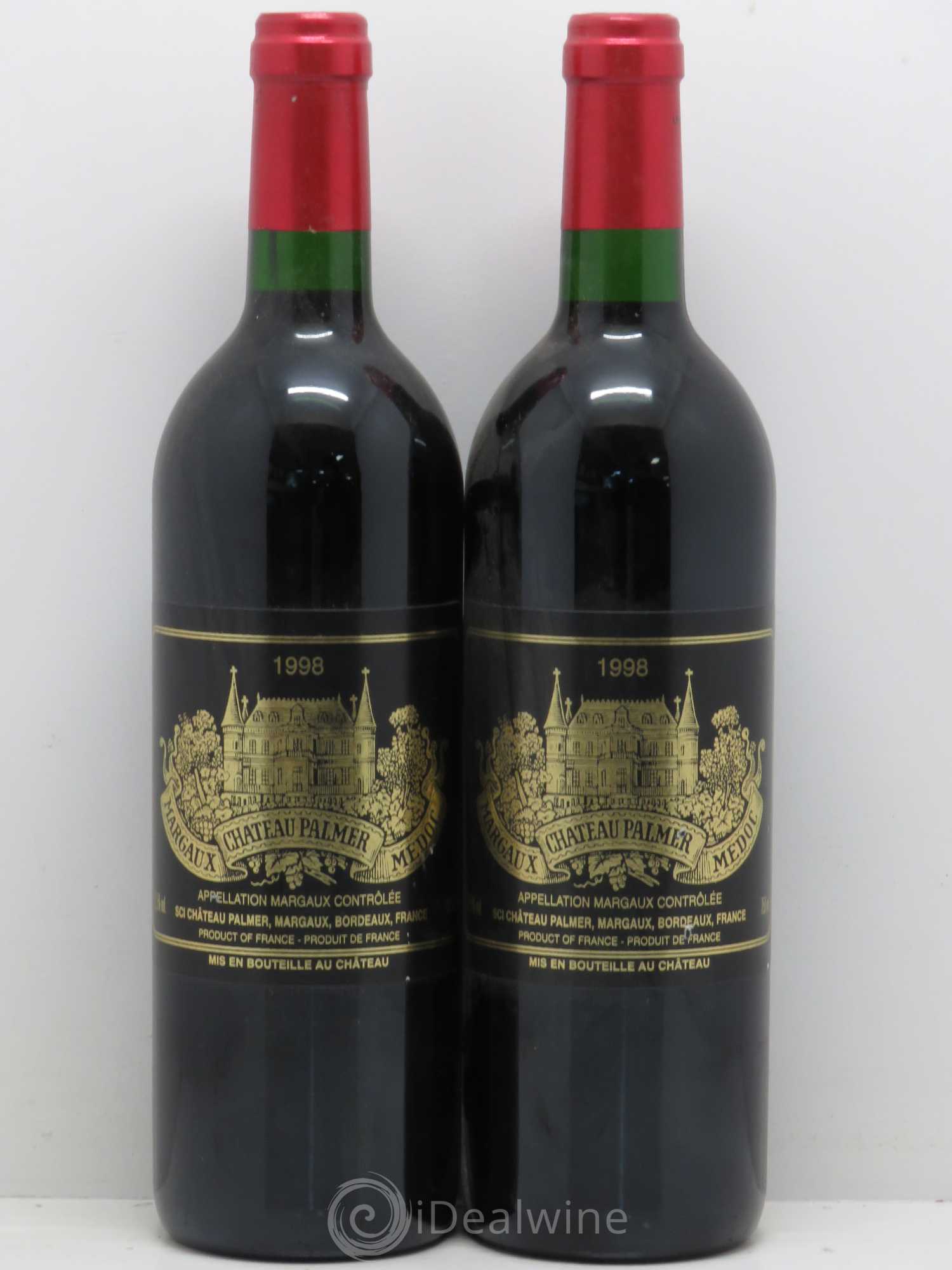 Château Palmer 3ème Grand Cru Classé 1998 - Lot of 5 bottles - 2