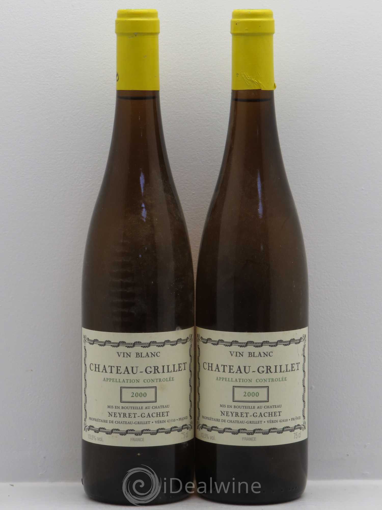 Château Grillet Château-Grillet  (sans prix de réserve) 2000 - Lot de 2 bouteilles - 0