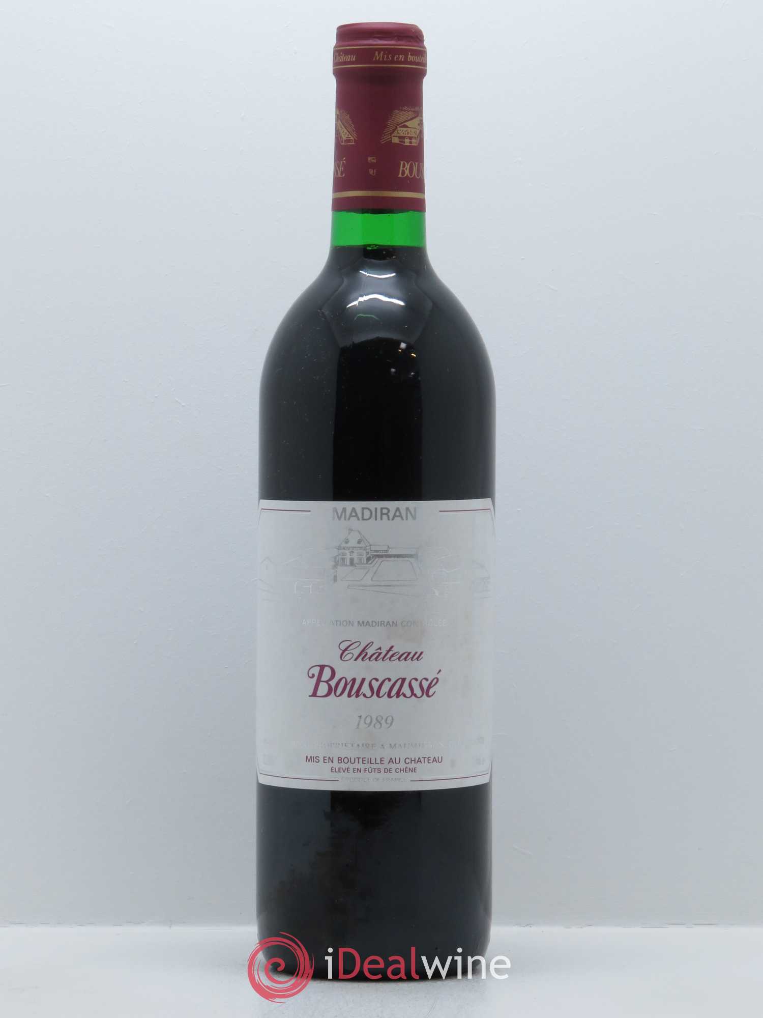 Madiran Château Bouscassé Alain Brumont 1989 - Lot de 1 bouteille - 0